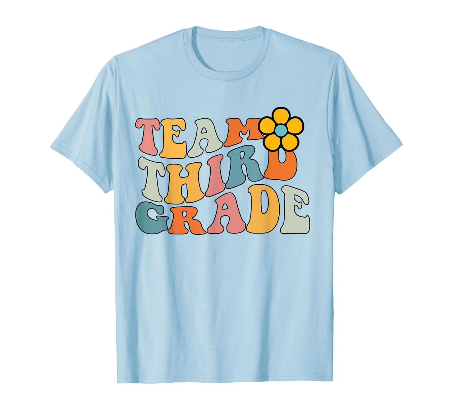Team Third Grade Groovy Wavy, 3nd Grade Back to school T-Shirt