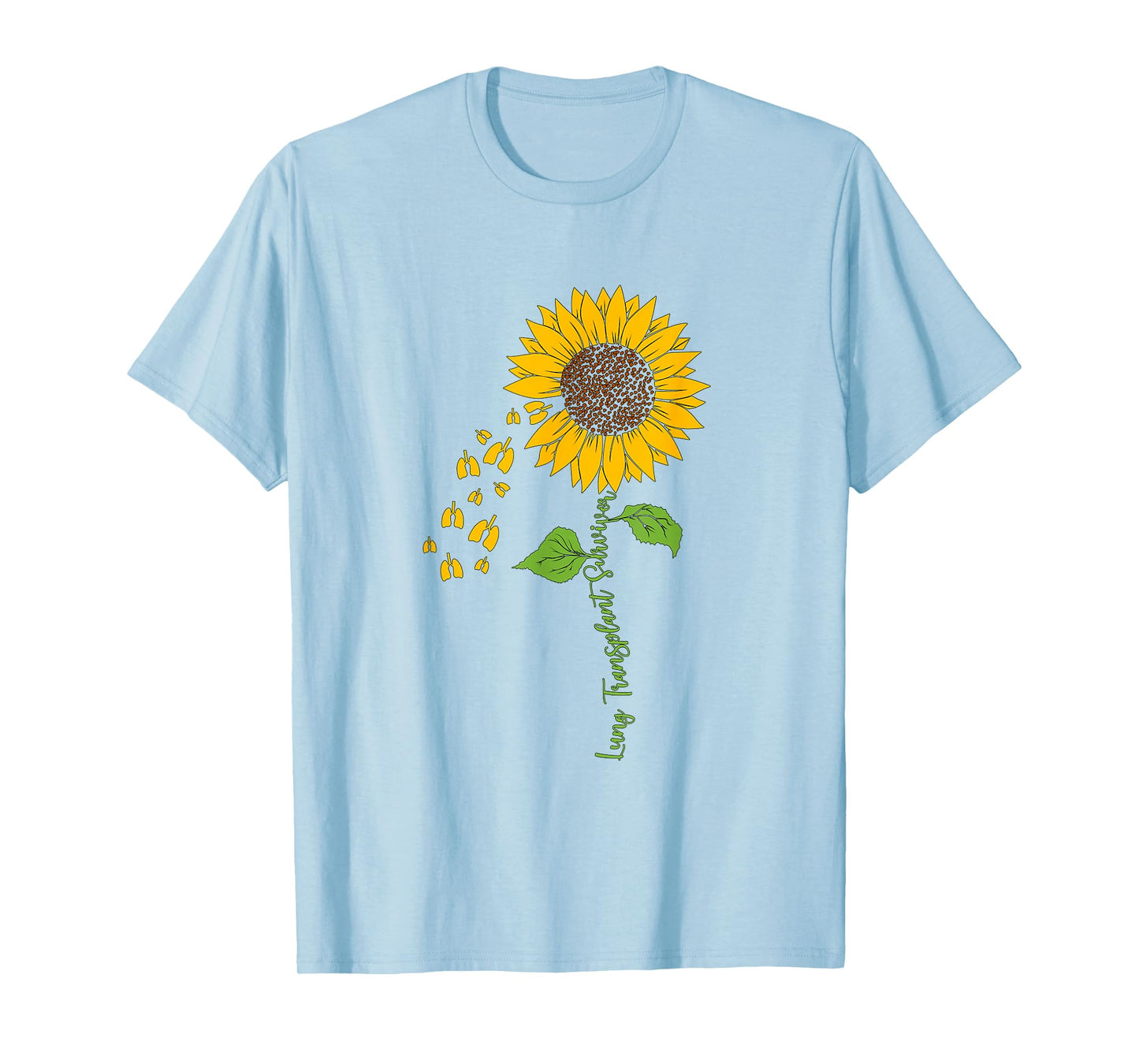 Lung Transplant Survivor Sunflower Lung Transplant Recovery T-Shirt