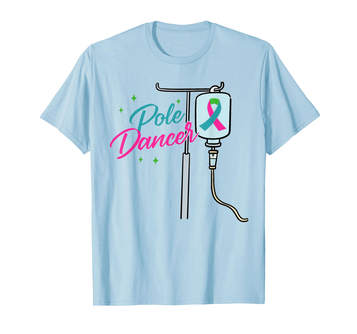 Metastatic Breast Cancer Warrior MBC Awareness Pole Dancer T-Shirt