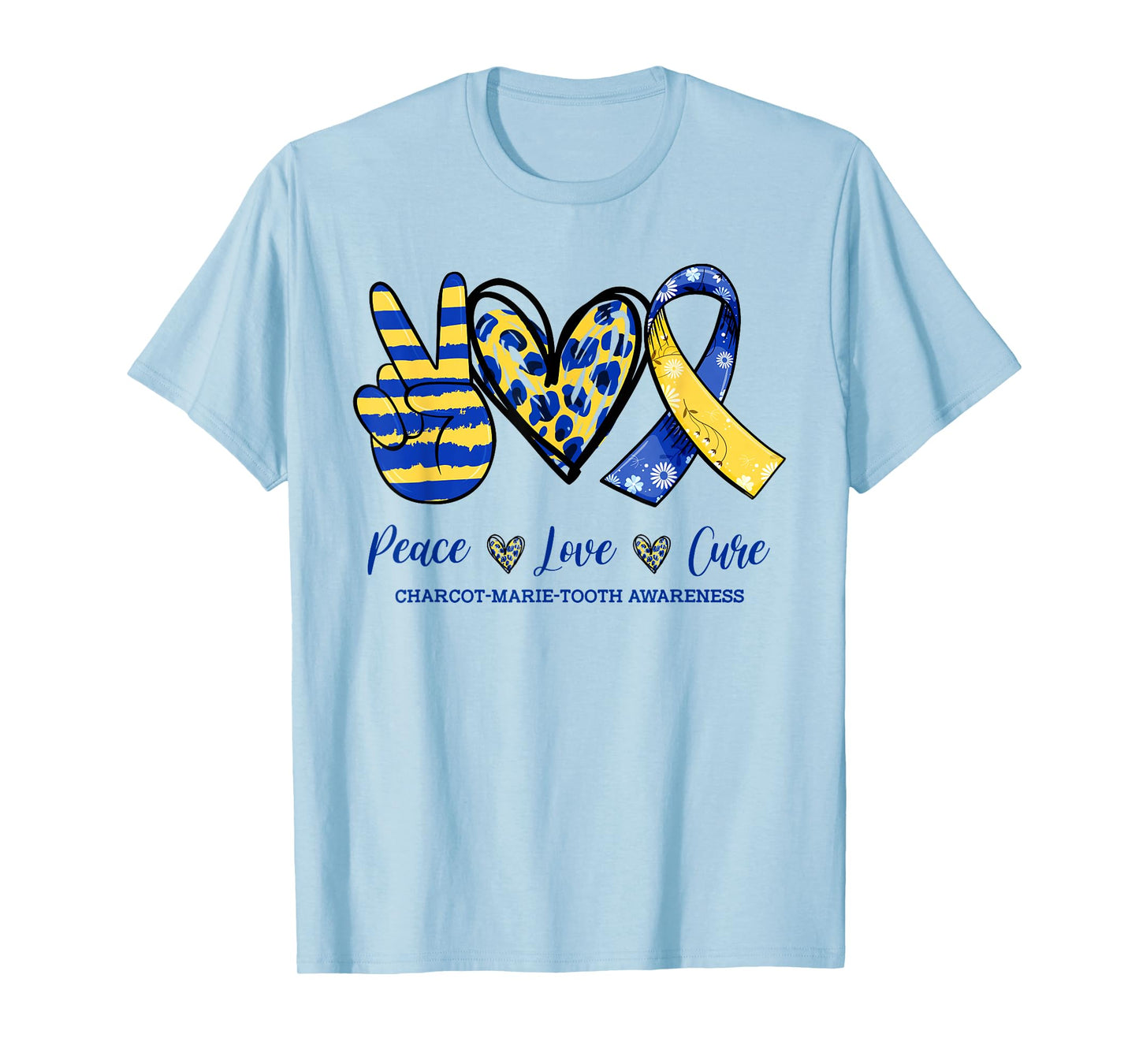 Peace Love Cure CMT Awareness 2022 T-Shirt