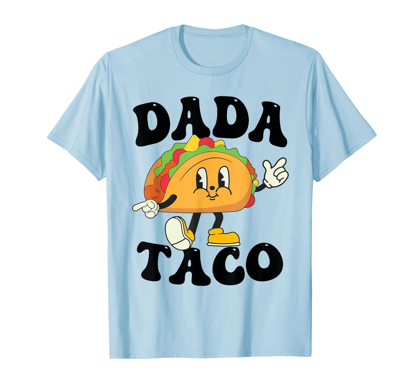 Dada of the Birthday Boy Girl Taco Mexican Birthday Family T-Shirt