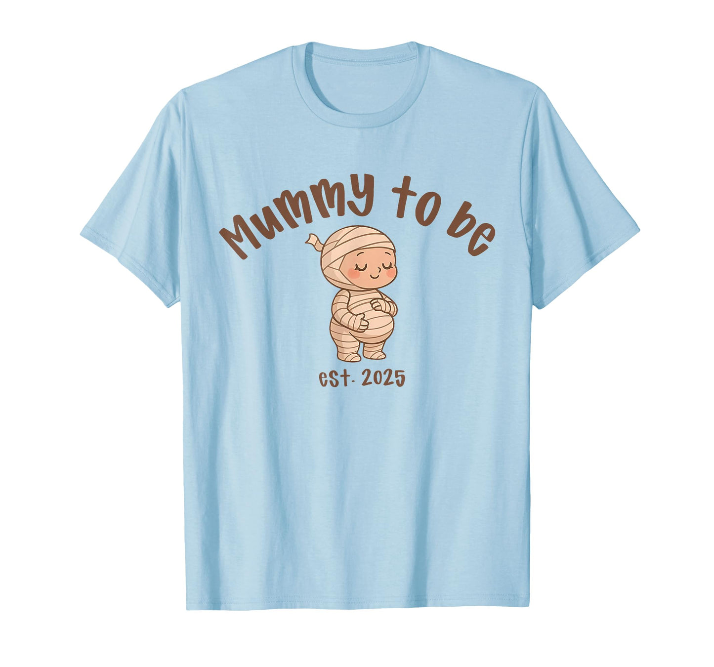 Mummy to Be est. 2025 Cute Pregnancy Halloween Outfit Women T-Shirt