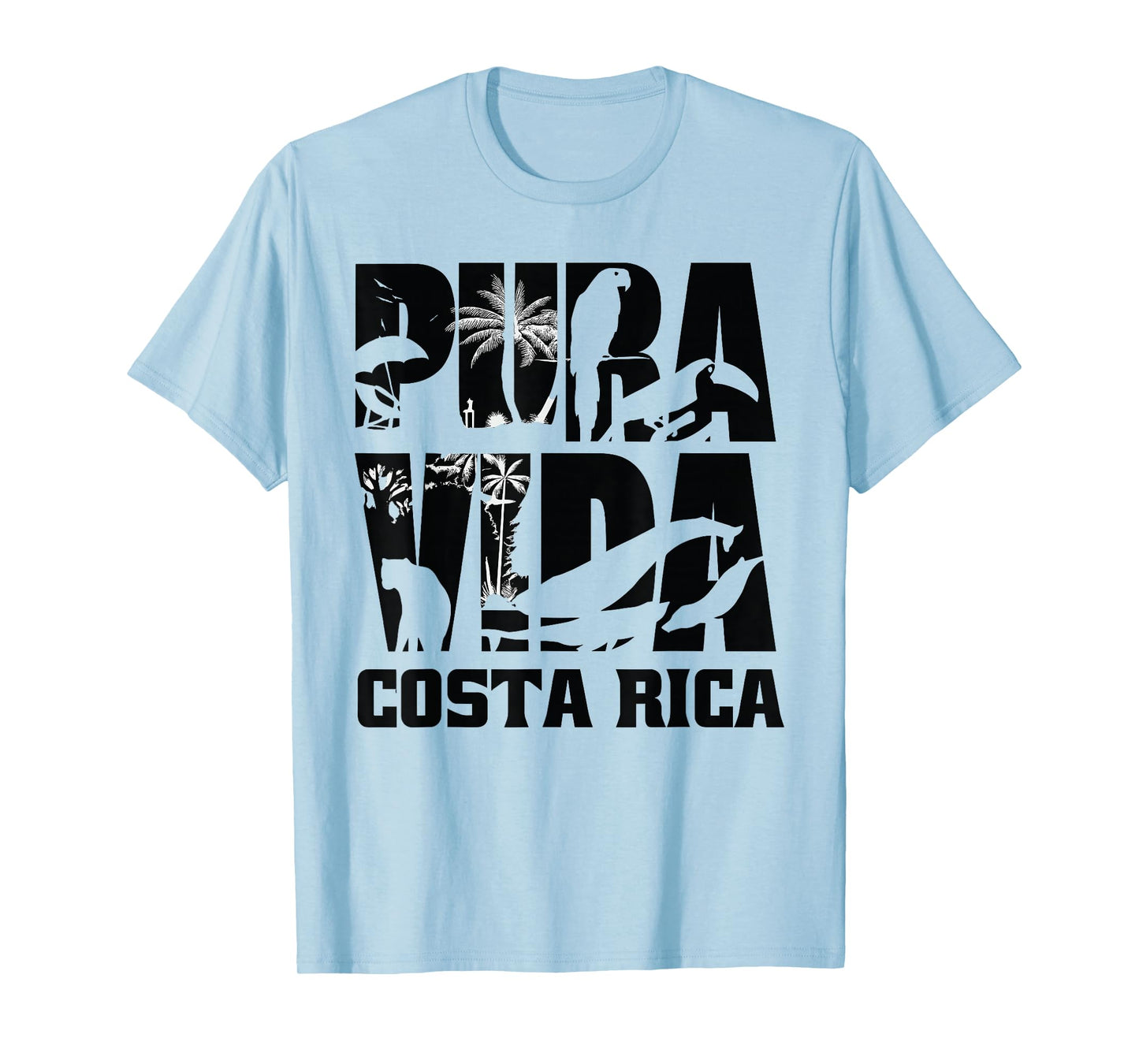 Costa Rica Pura Vida Shirt Animals Nature Pura Vida T-Shirt