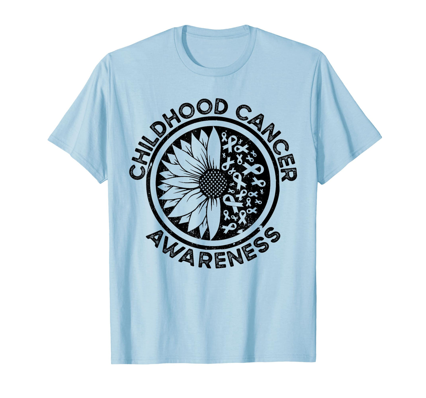 Sunflower Childhood Cancer Awareness T-Shirt