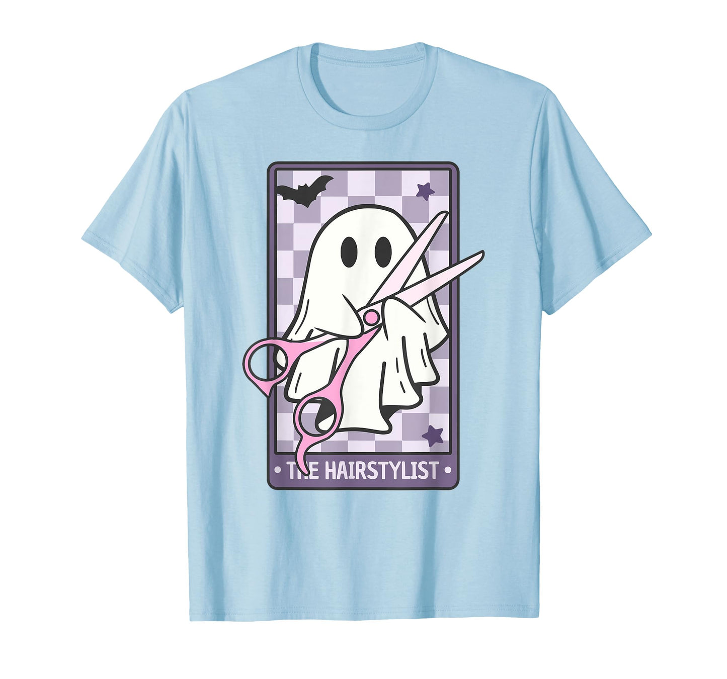 The Hairstylist Tarort Cute Cosmetologist Ghost Halloween T-Shirt