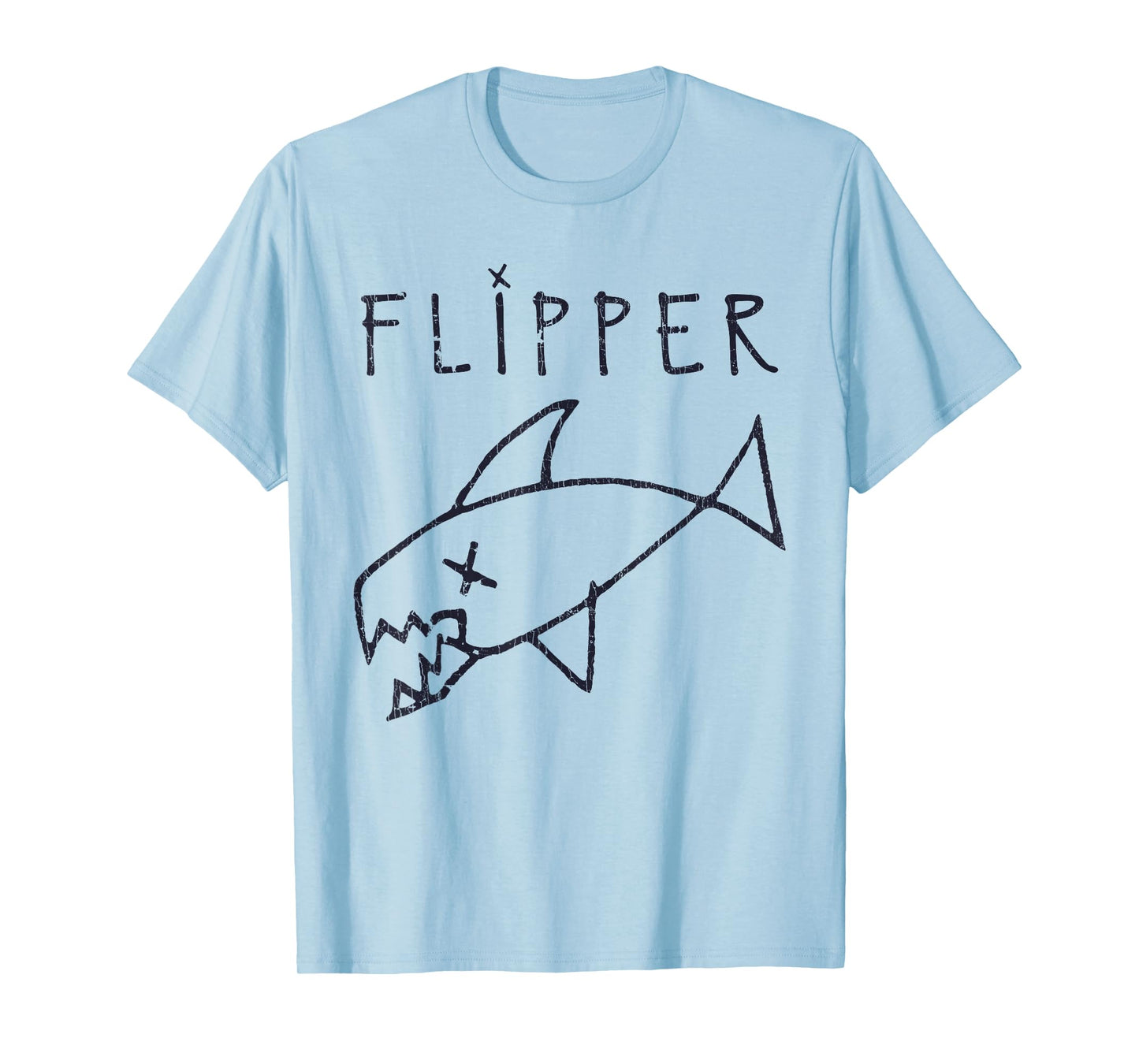 Funny Flipper Fish Die Sarcastic Graphic T-Shirt