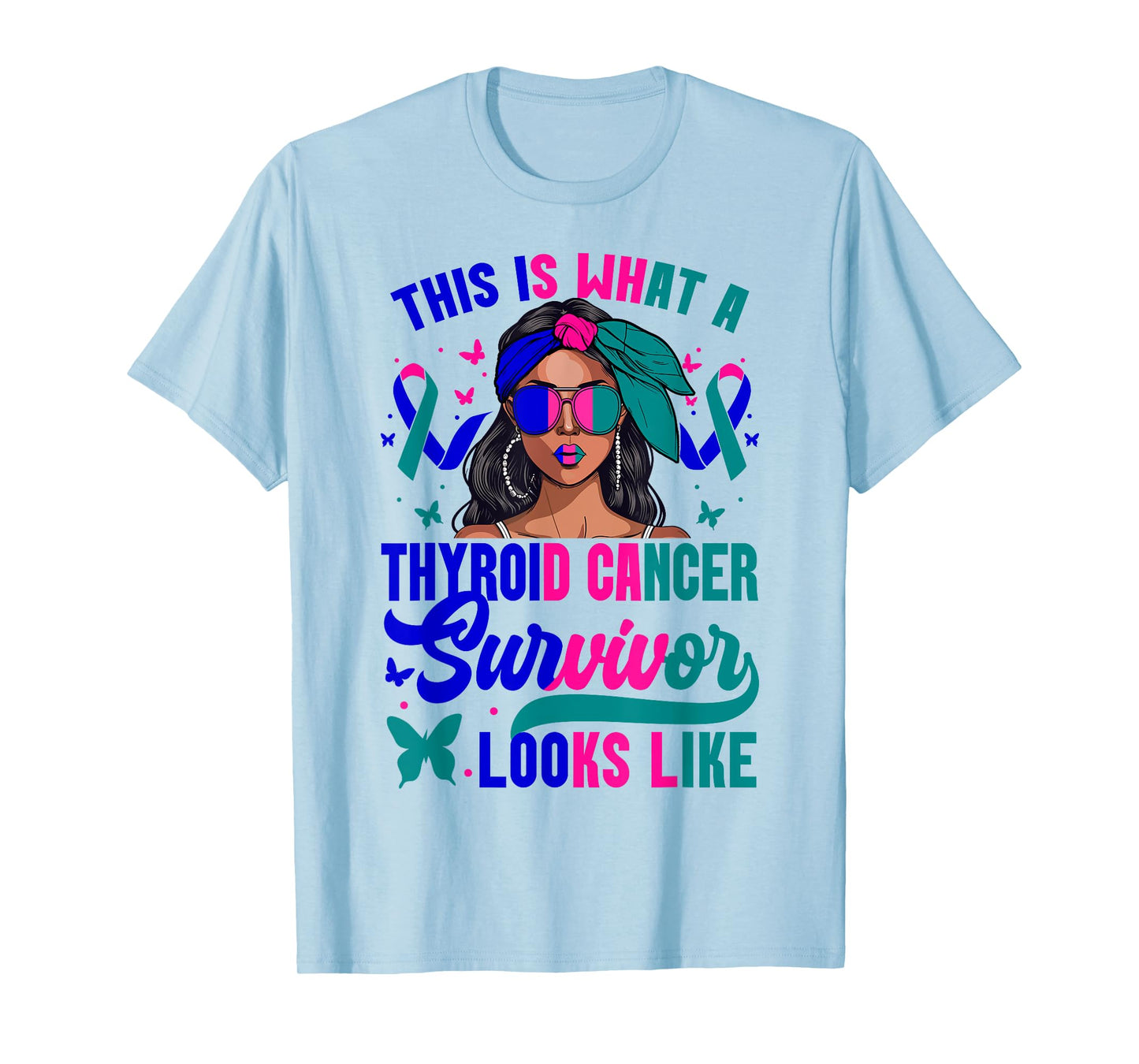 Thyroid Cancer Awareness Month Survivor Thyroid Cancer T-Shirt