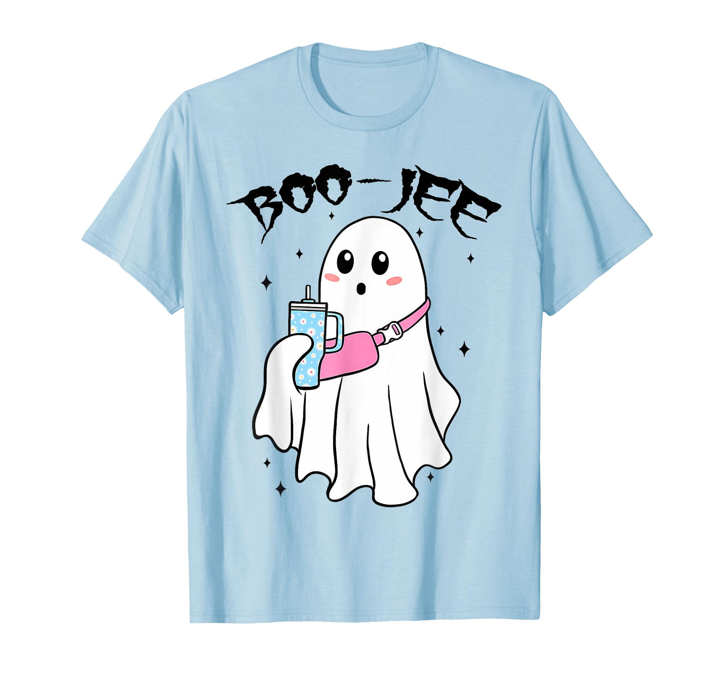Cute Boo Ghost Spooky Funny Halloween Costume Boujee Boo JEE T-Shirt