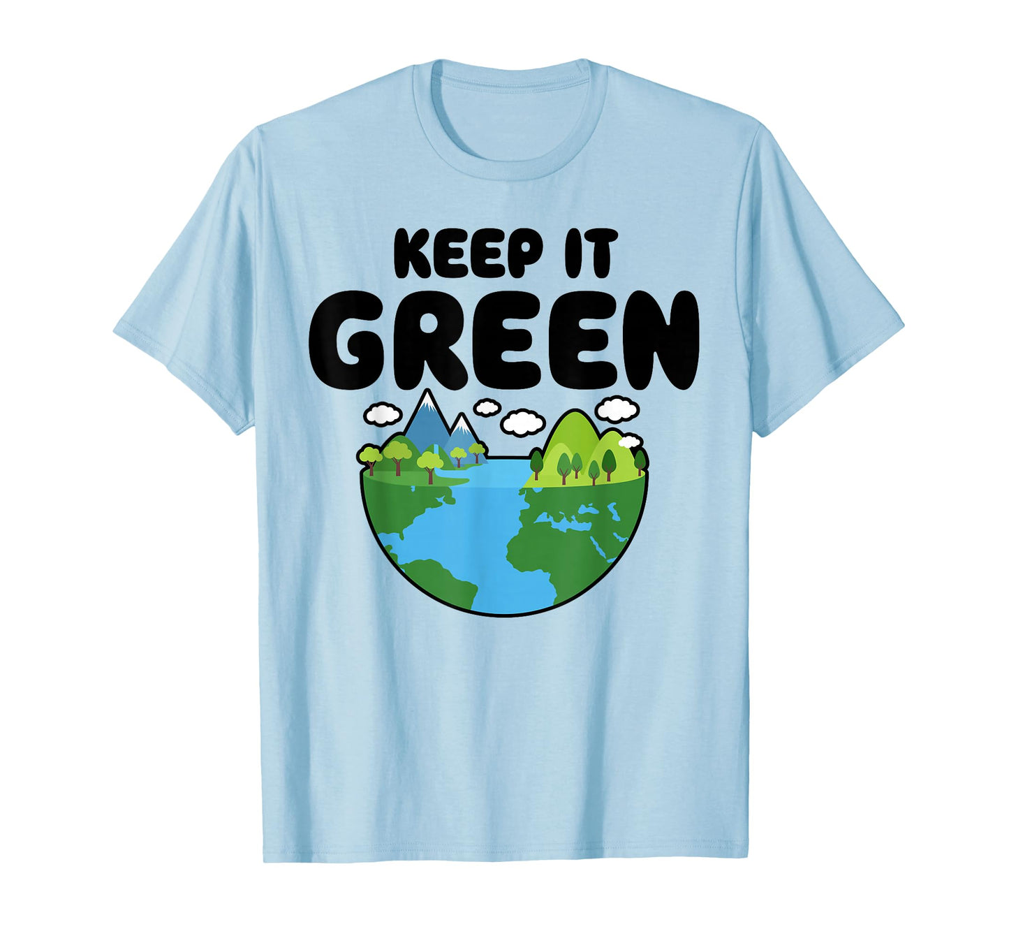 Keep It Green Earth Day Planet Environmental Awareness Retro T-Shirt