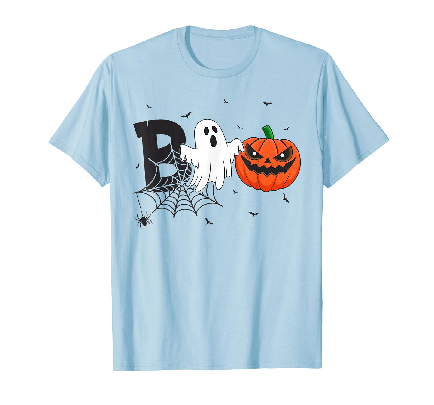Funny Boo Halloween Costume Spooky Pumpkin Ghost Halloween T-Shirt