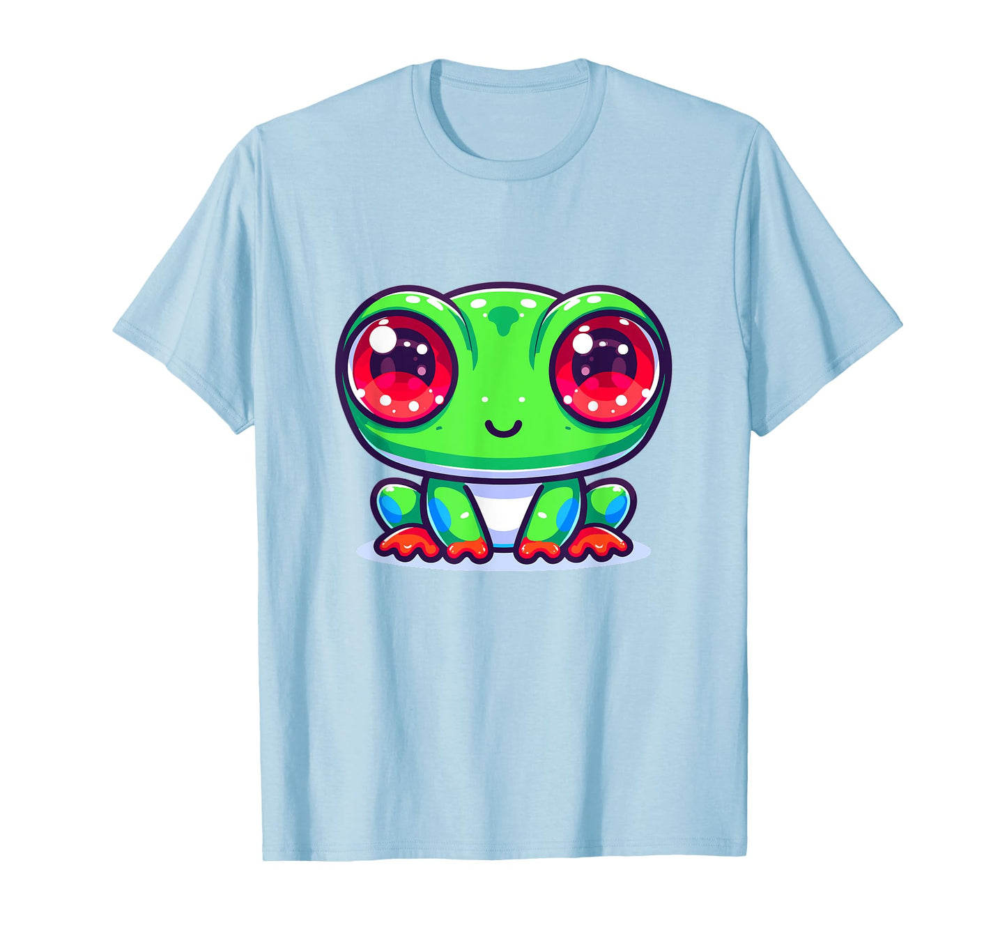 Adorable Cute Japanese Kawaii Chibi Red-eyed Tree Frog T-Shirt