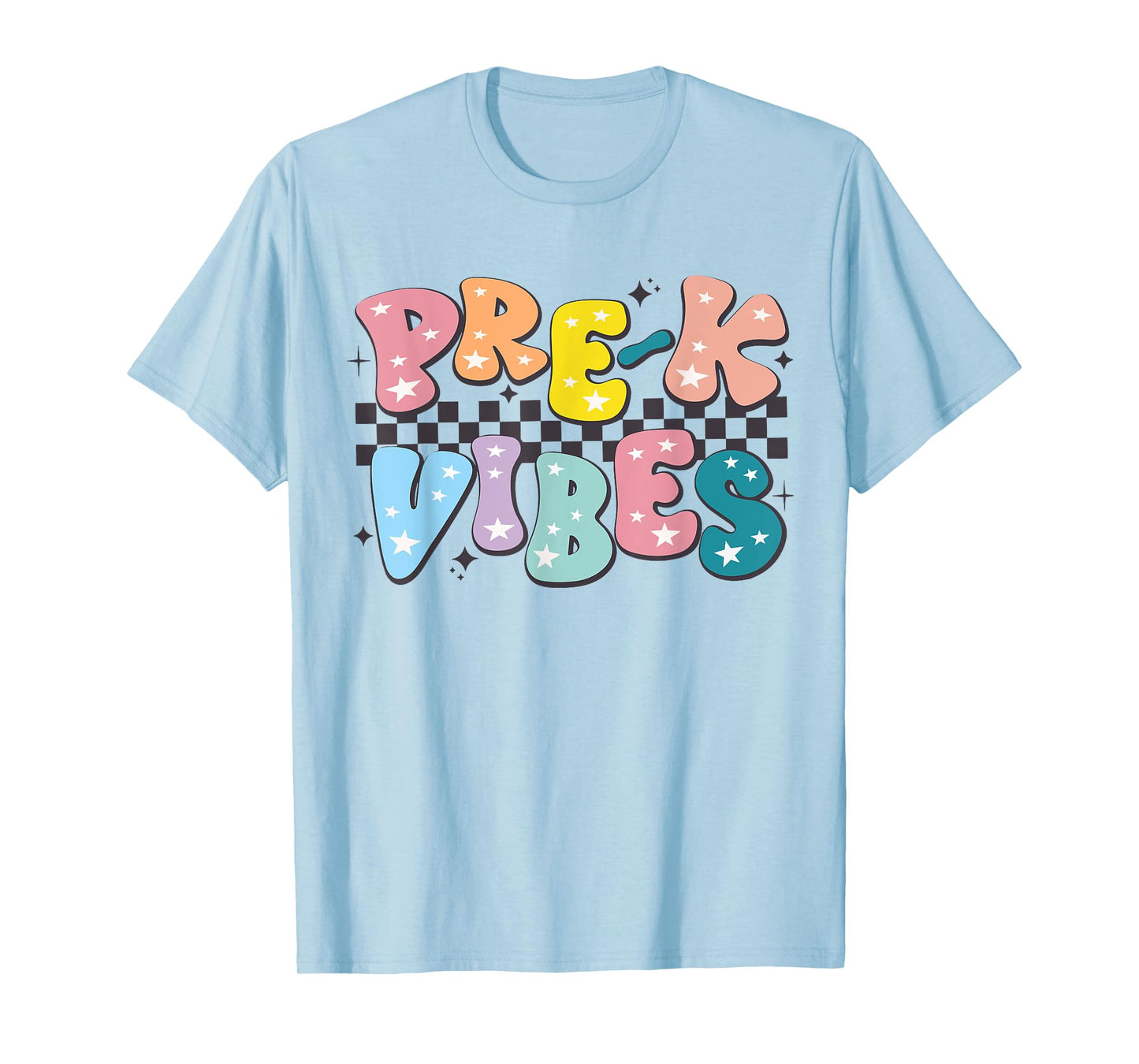 Pre-K Vibes Back To School Teachers Student Hello Pre-K Team Men Women Girls Kids T-Shirt