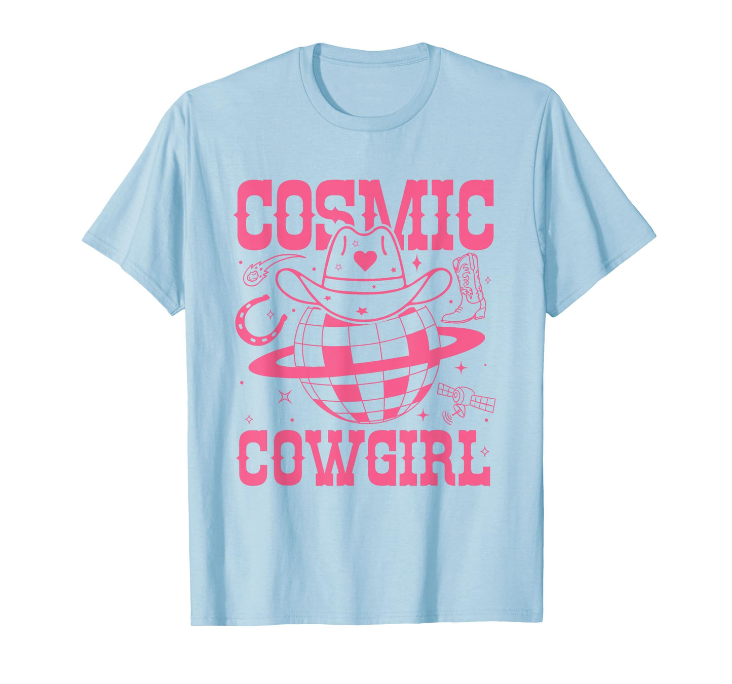 Cosmic Space Cowgirls Shirt Bachelorette Party Rodeo Girls T-Shirt
