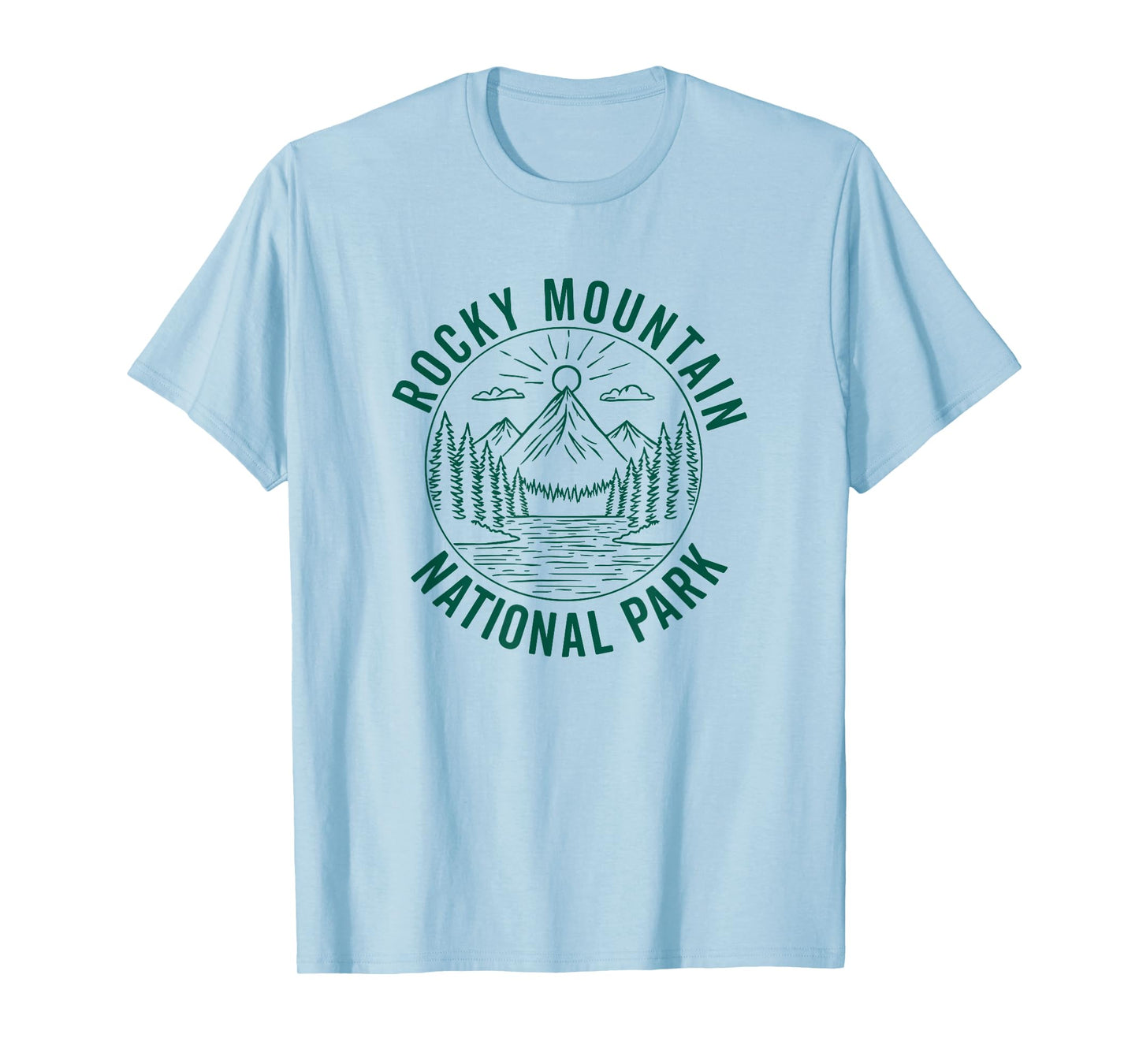 Colorado Rocky Mountain National Park Souvenir Men Women T-Shirt