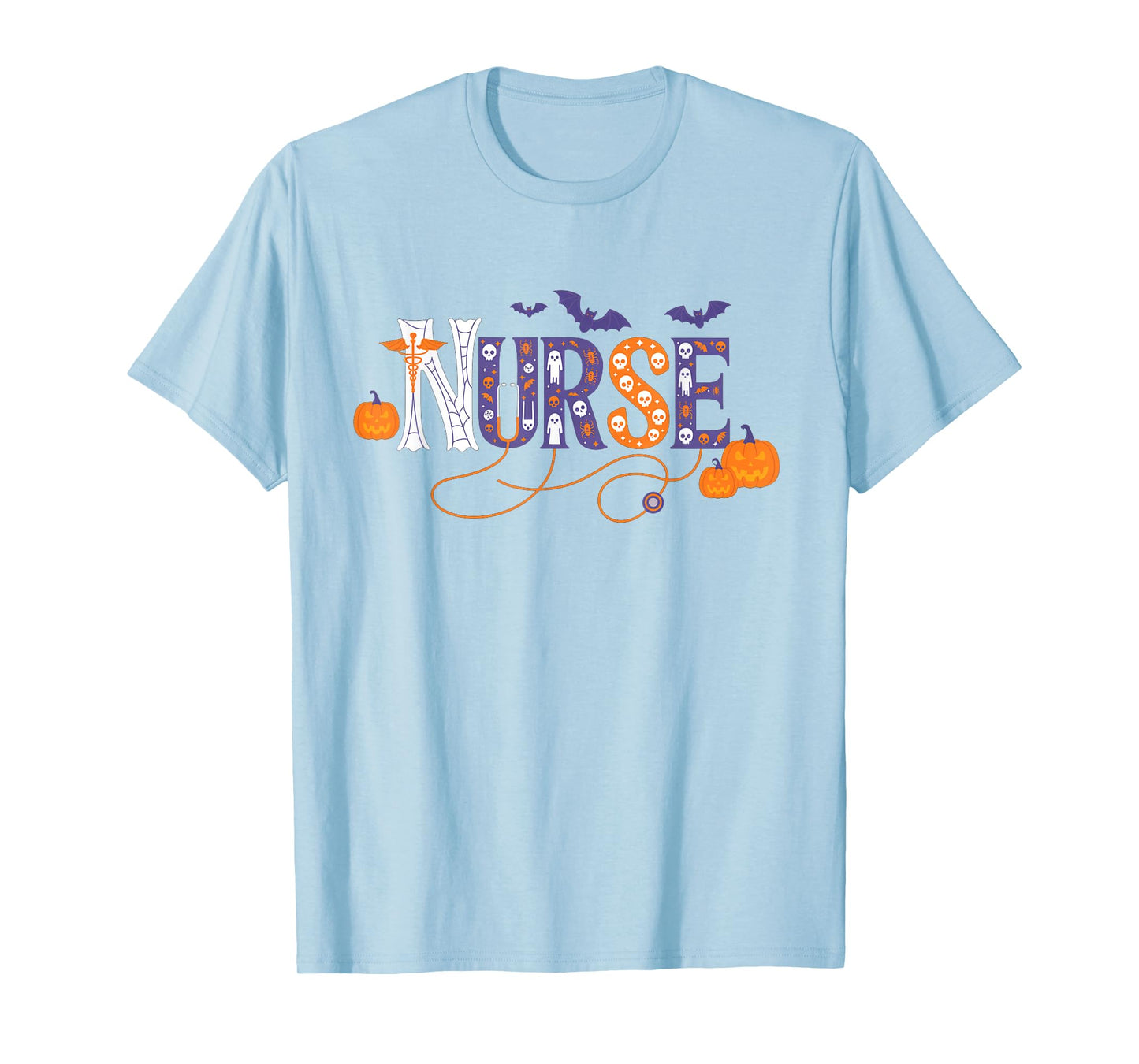 Nurse Halloween Costume Nursing Costume Scrub Top Women Men T-Shirt
