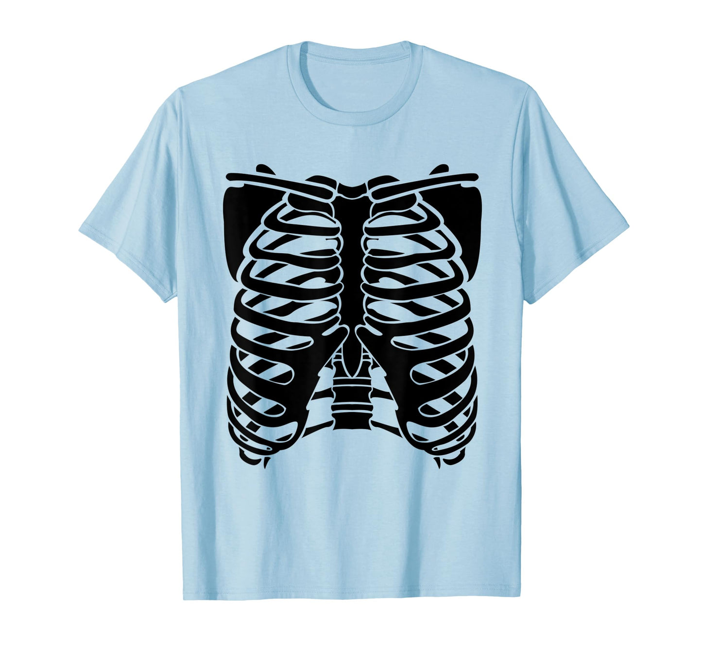 Funny X ray Chest Costume Design Halloween Tshirt Women Men T-Shirt