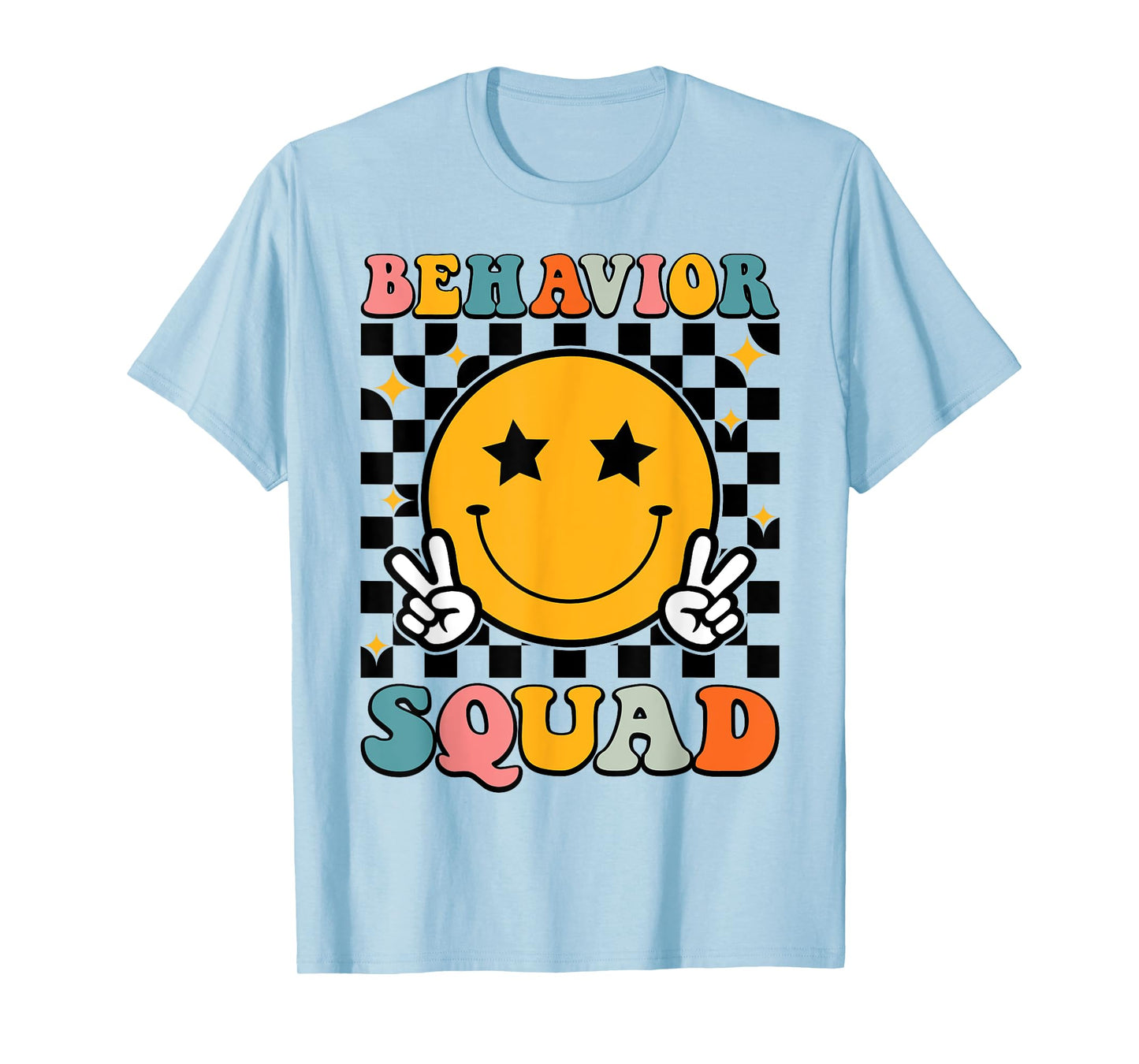 Behavior Squad Specialist Analyst Behavior Teacher Retro T-Shirt