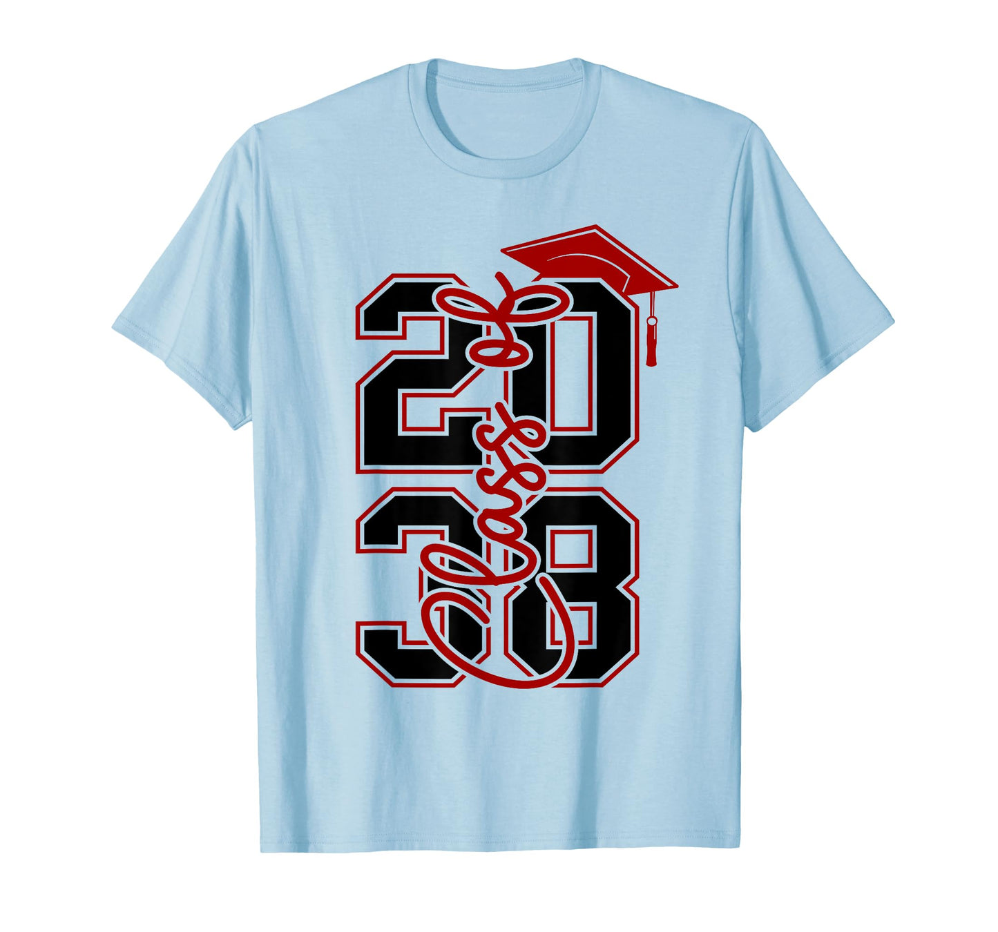 Class of 2038 Grow With Me Funny Kindergarten Back To School T-Shirt