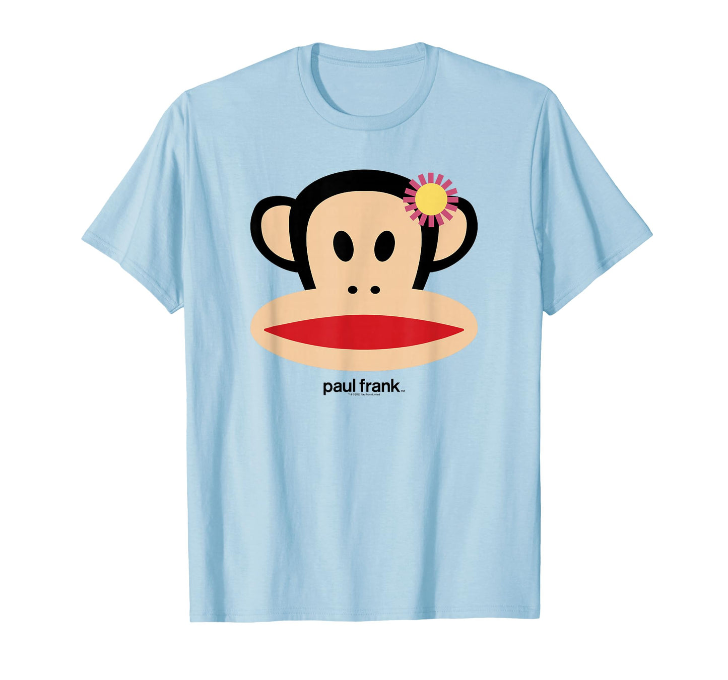 Paul Frank Spring Time Julius Flower Decor Face Portrait T-Shirt