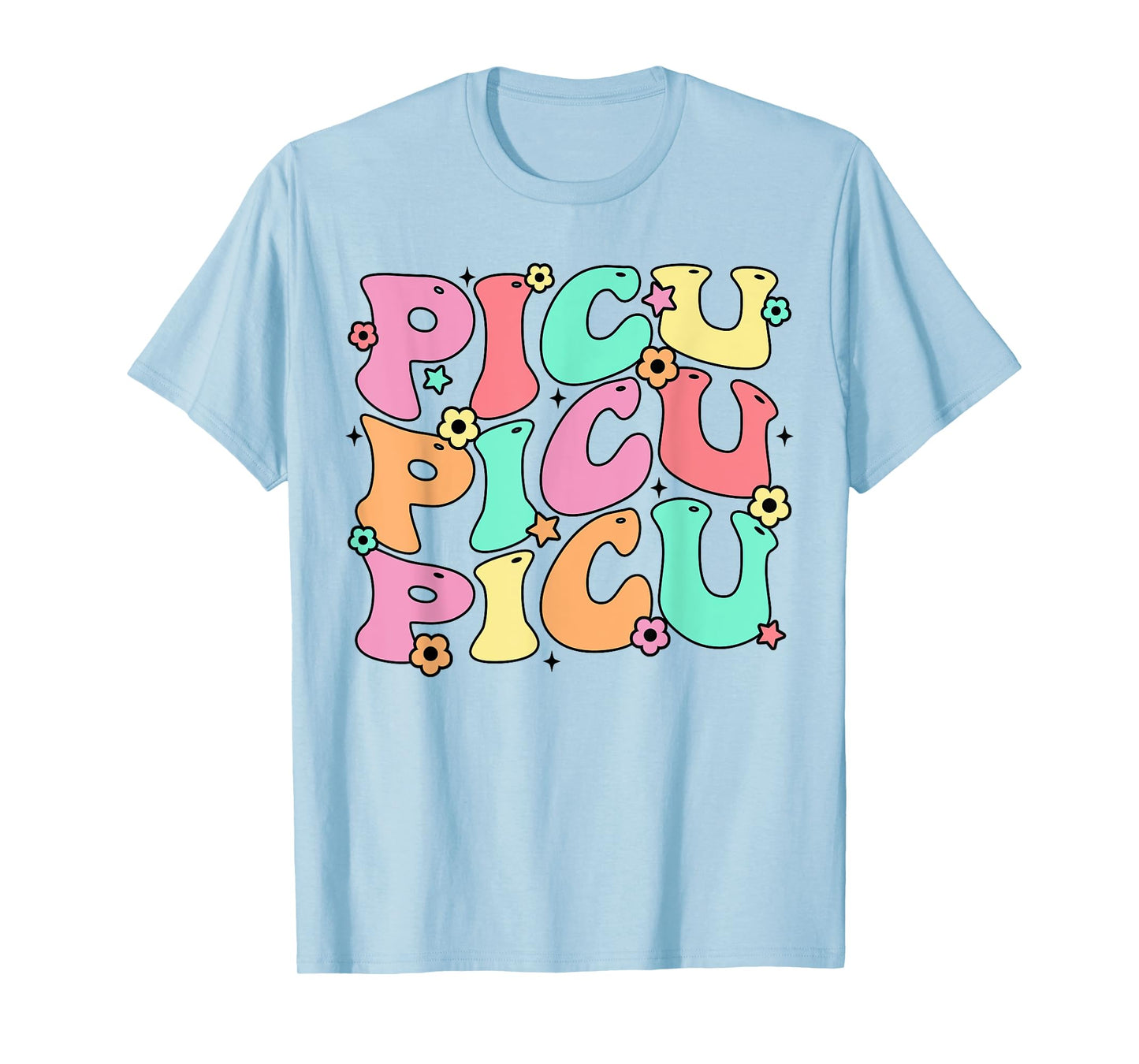 PICU Nurse Shirt Pediatric Intensive Care Unit Nurse T-Shirt