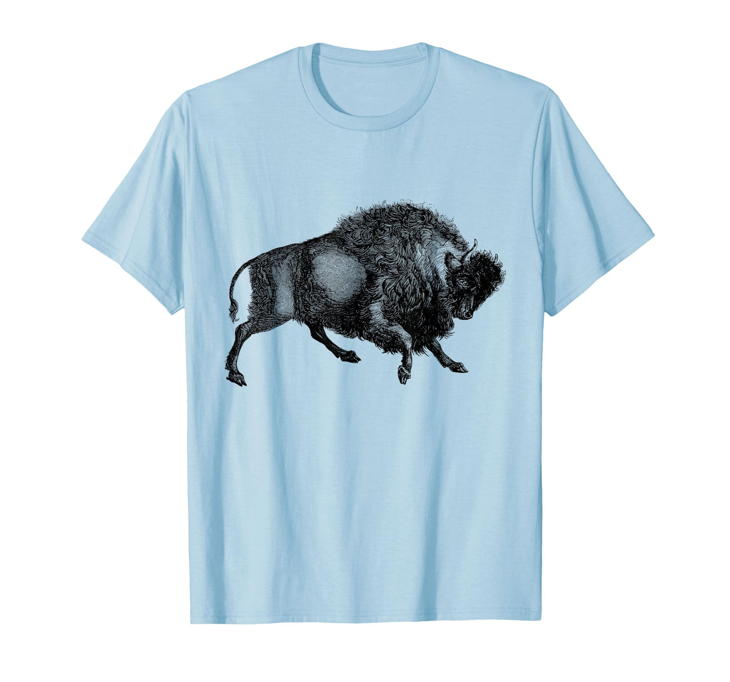 Buffalo T Shirt American Bison Classic Vintage Tee T-Shirt