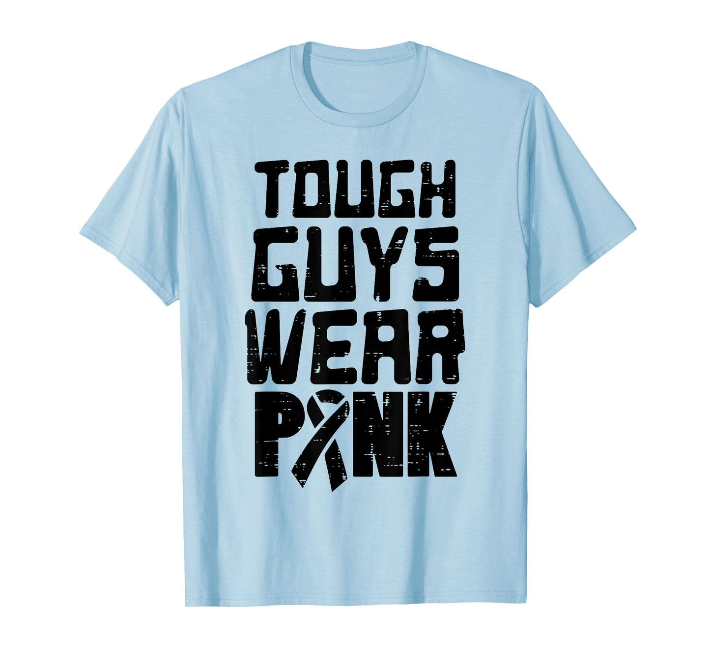 Breast Cancer Awareness Wear Pink Guys Men Boys Kids Teens T-Shirt