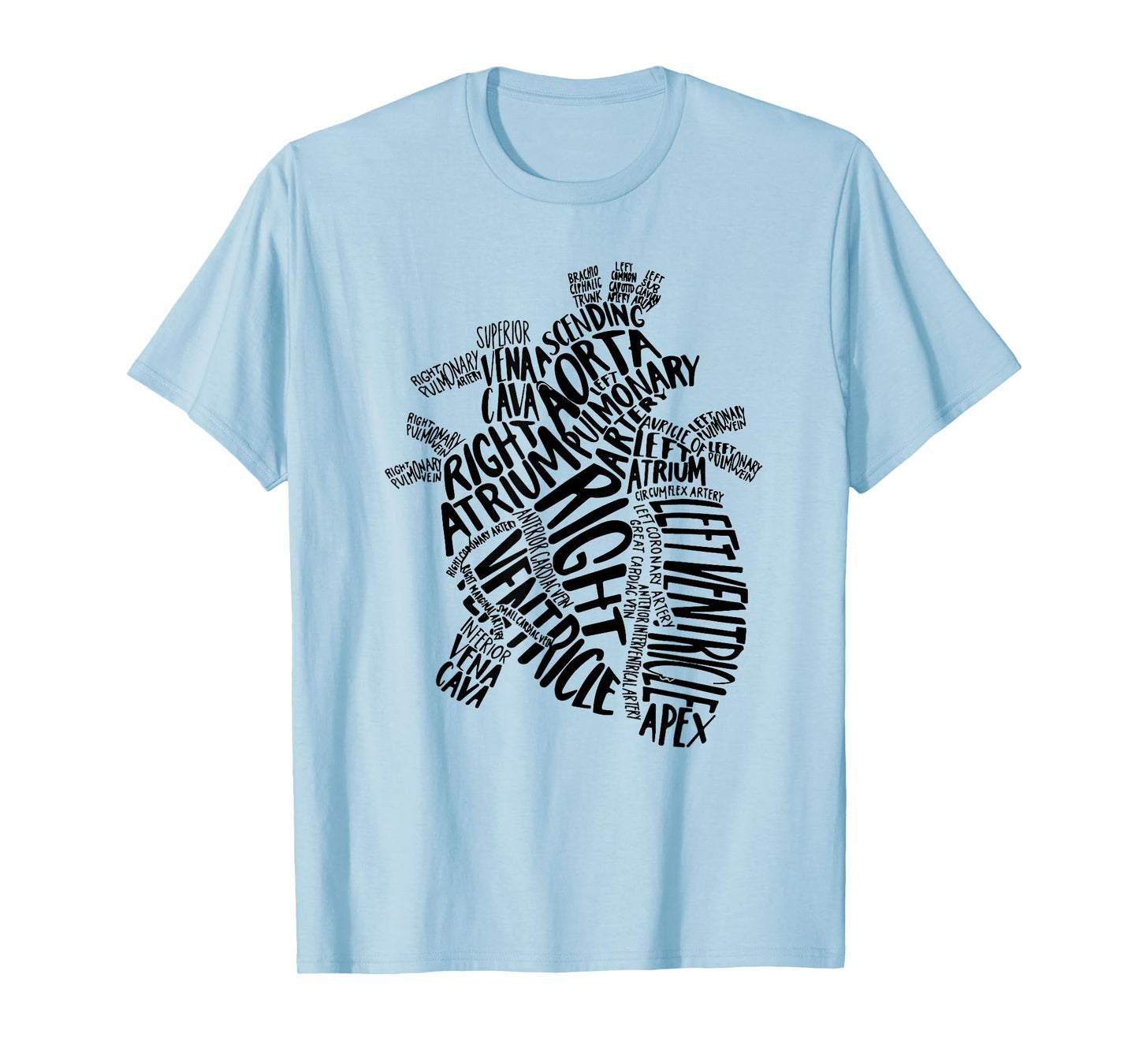 CVICU Cardiac Nurse RN Anatomical Heart Nursing ICU EMT PACU T-Shirt