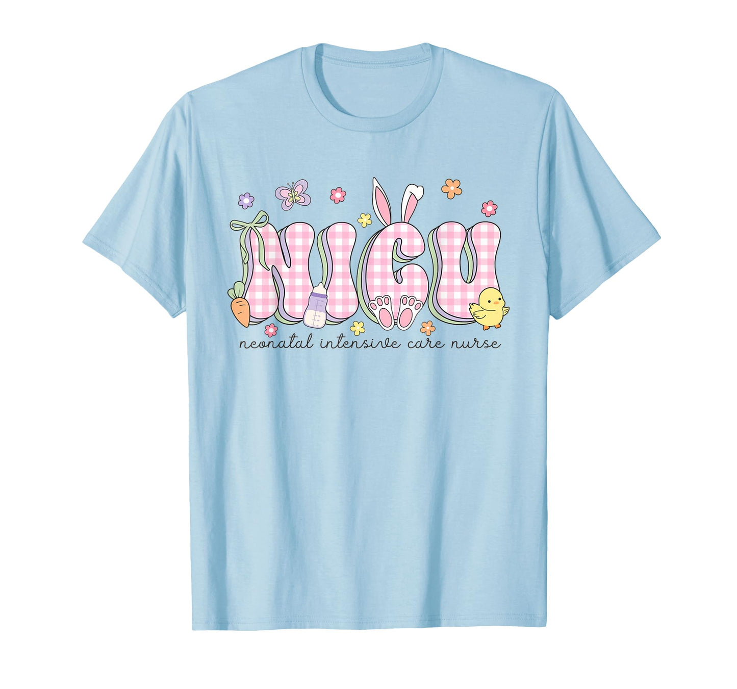 NICU Easter Neonatal Intensive Care Unit Nursing Spring T-Shirt
