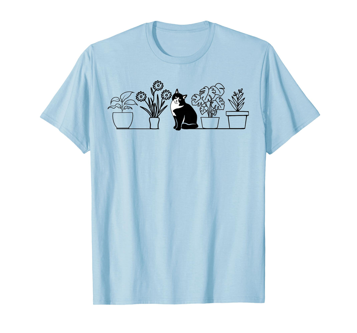 Plants Cats - Cats And Potted Plants T-Shirt