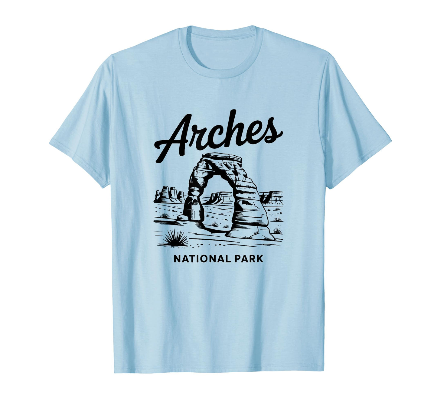 Arches National Park Vintage Nature Hiking Outdoor USA T-Shirt