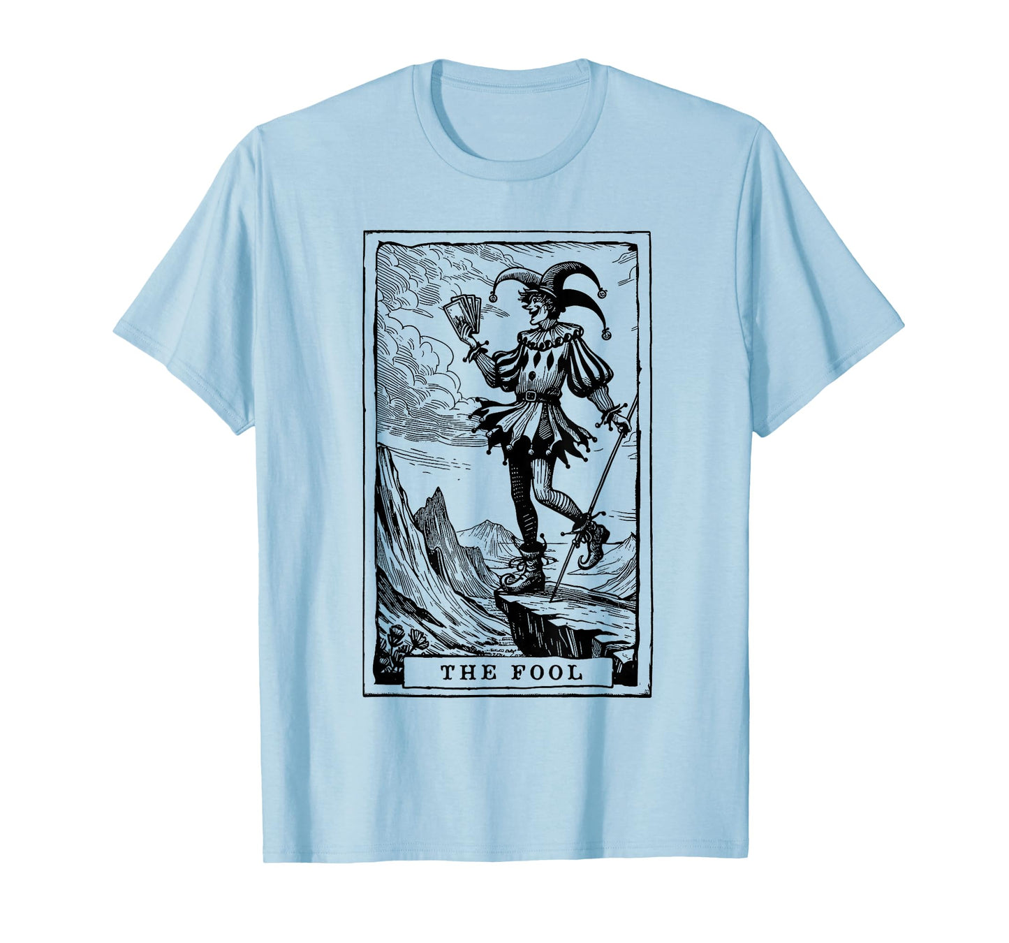 Tarot Card Shirt Jester The Fool Major Arcana Tarot Card T-Shirt