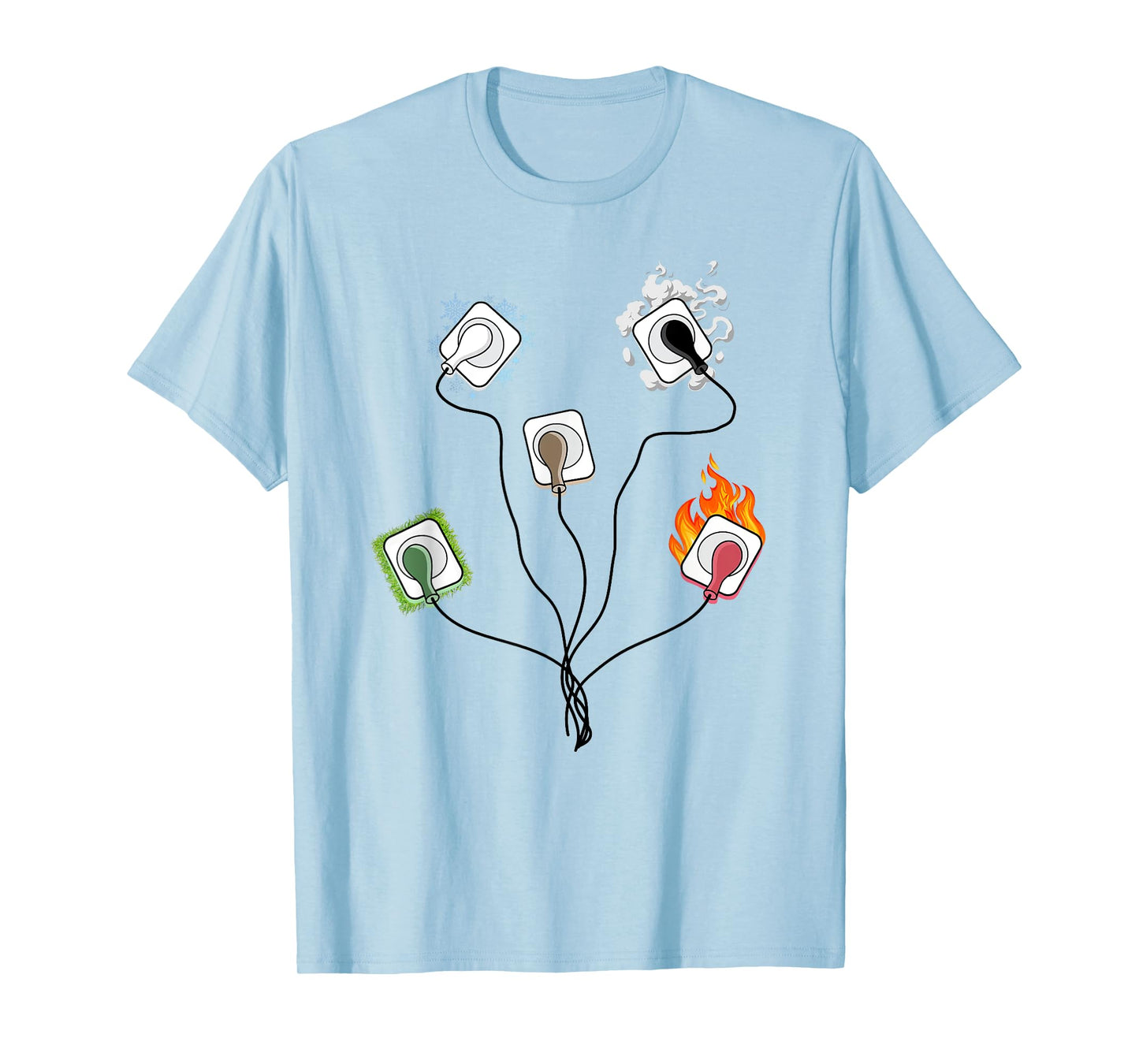 EKG Leads Cheat Sheet Funny Nursing ECG ICU Emergency T-Shirt
