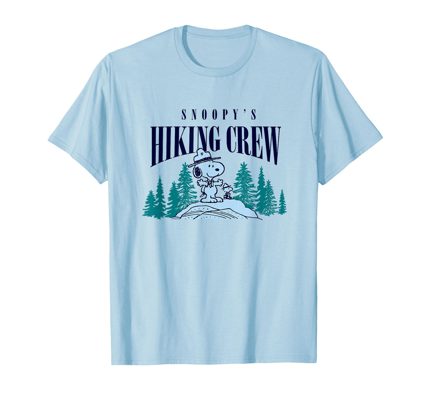 Peanuts - Snoopy Hiking Crew T-Shirt