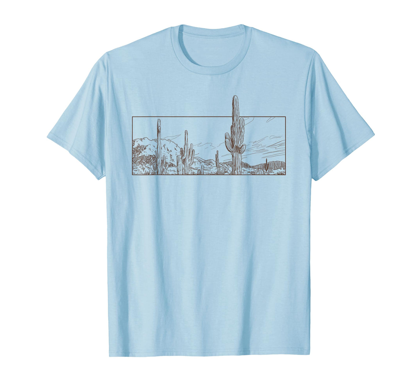 Desert Cactus scene tee shirt T-Shirt