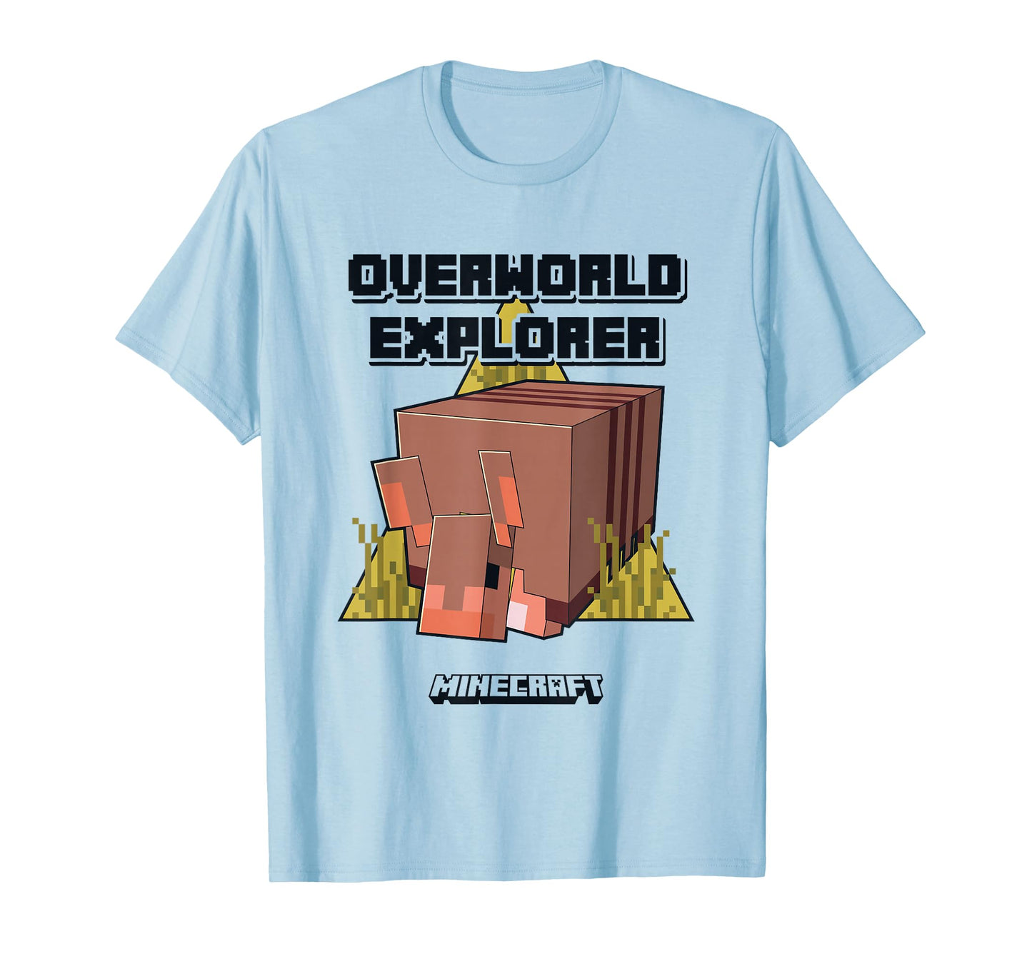 Minecraft Overworld Explorer Armadillo Logo T-Shirt