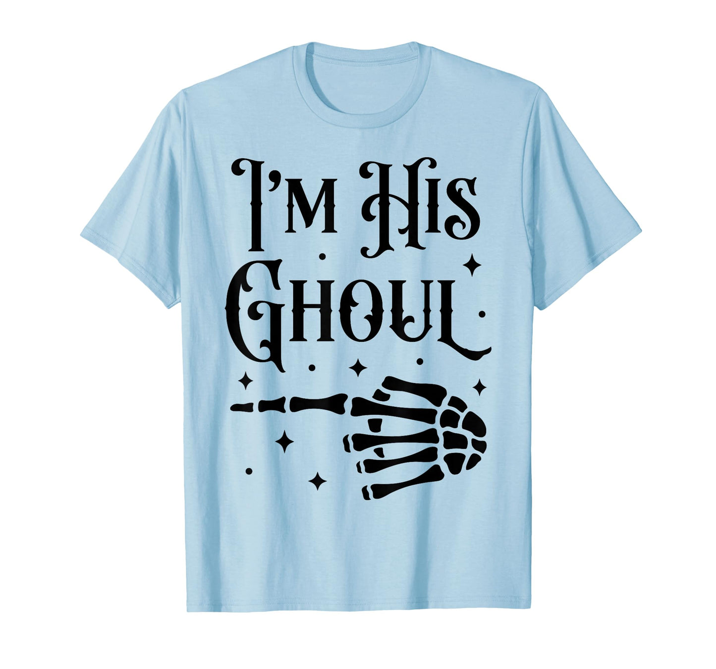 Im Her Boo Im His Ghoul Halloween Couple Matching Women Men T-Shirt