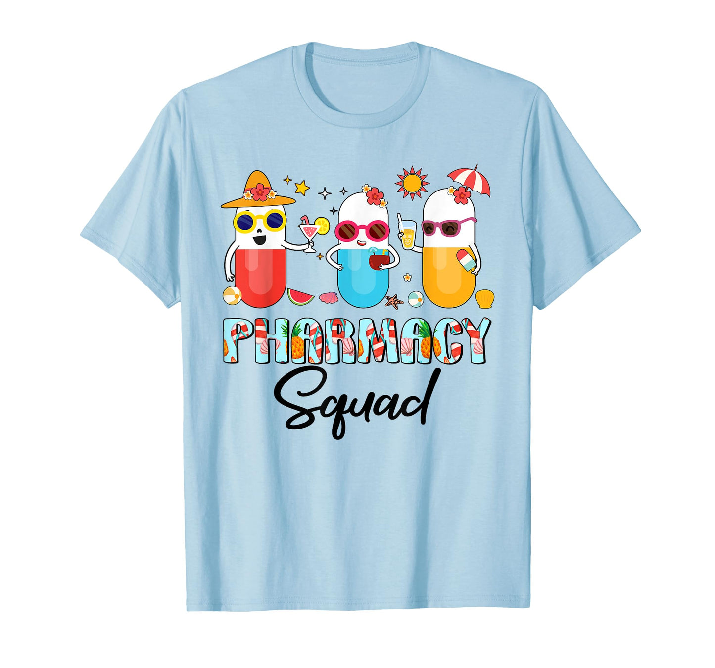 Pharmacy Squad Funny Summer Pharmacist Women Men T-Shirt