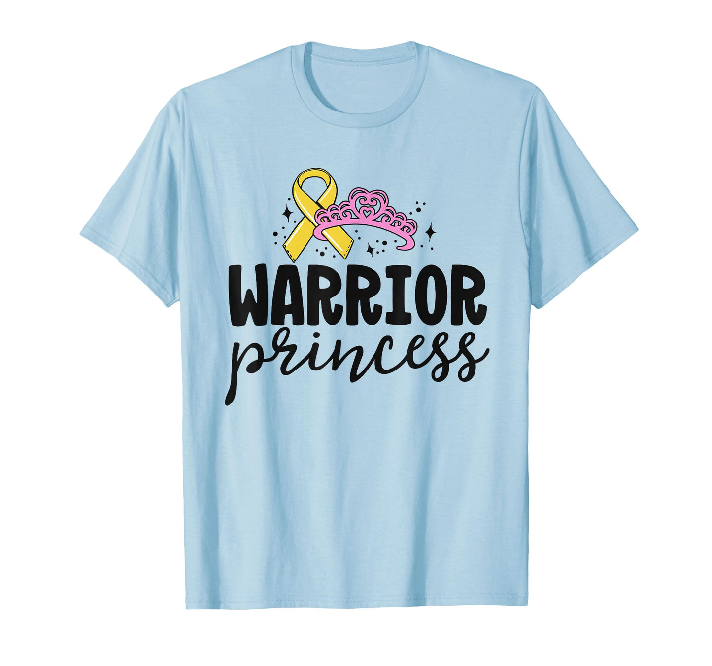 Childhood Cancer Shirts For Kids Boy Girl Warrior Princess T-Shirt