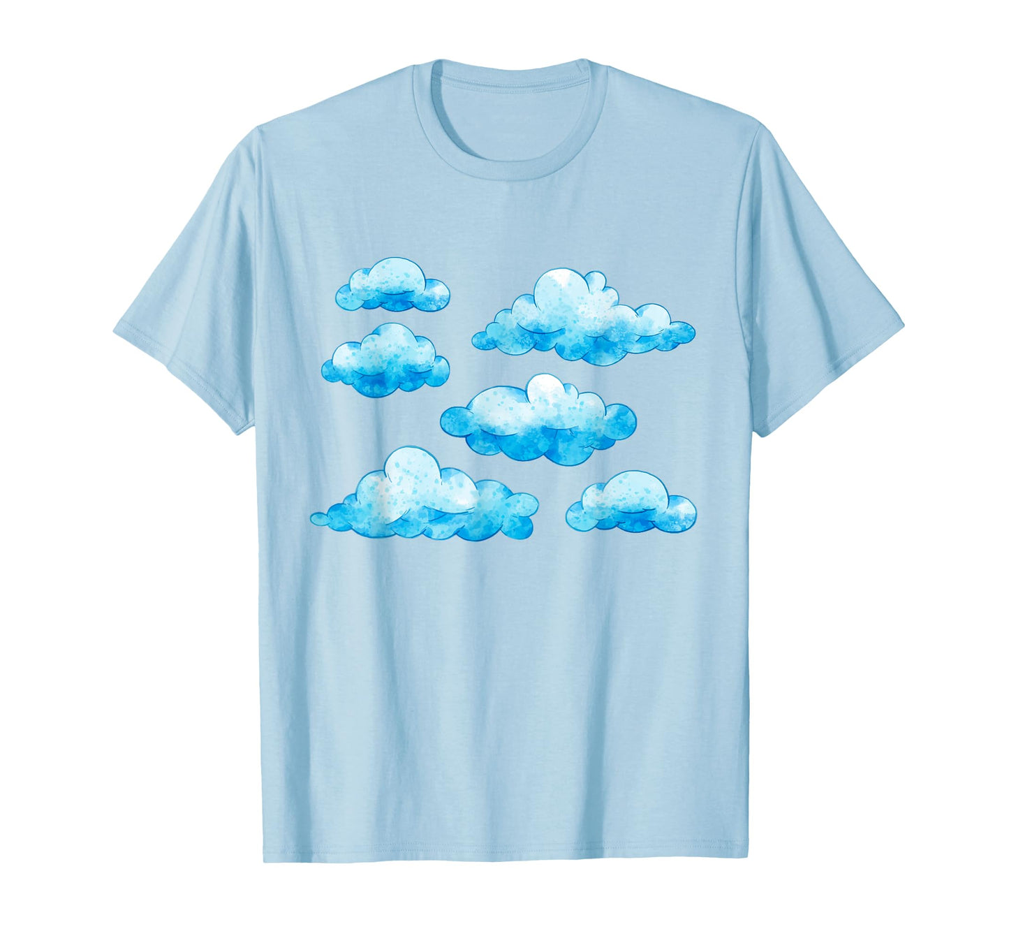 Blue White Clouds T-Shirt
