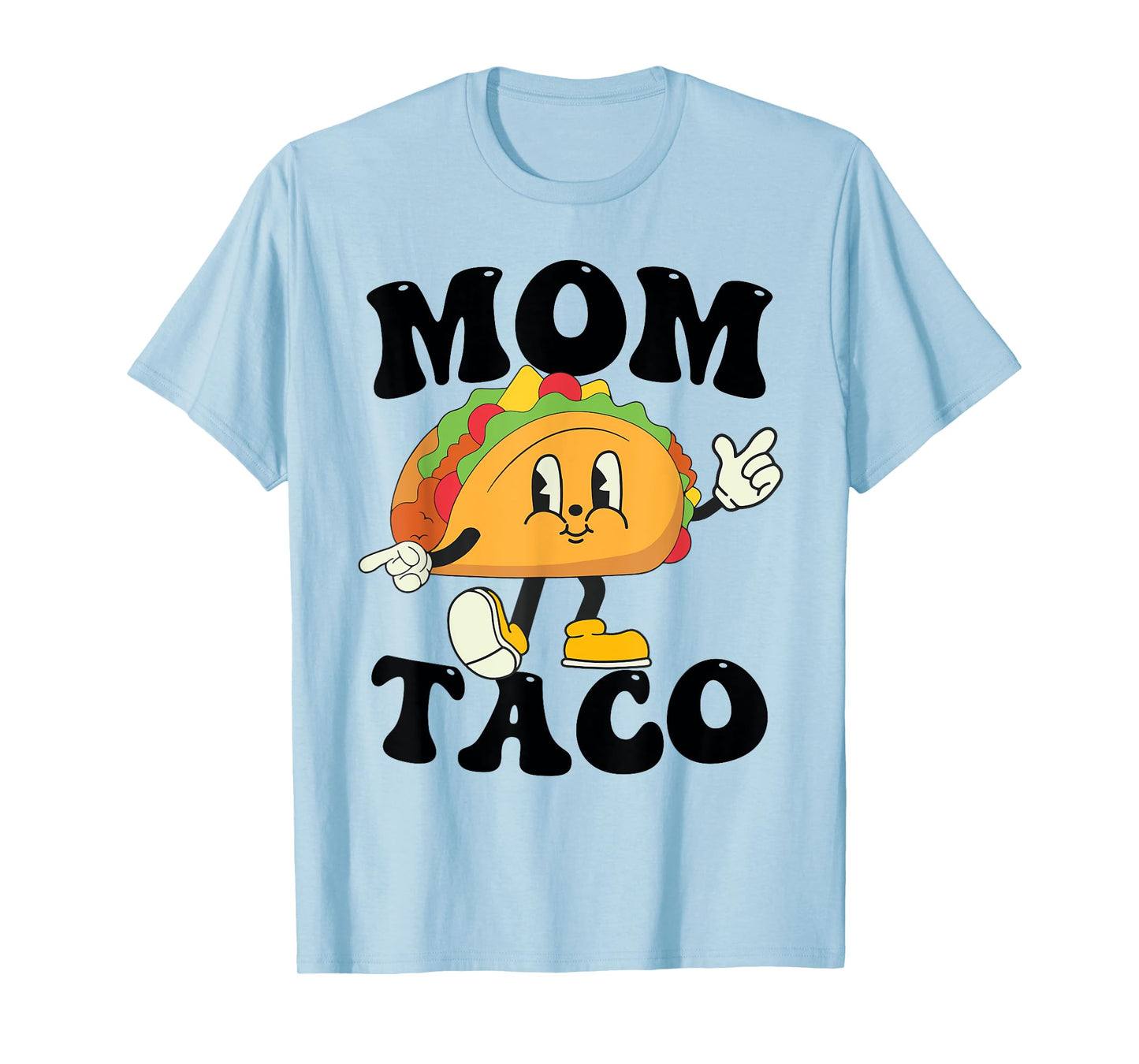 Mom of the Birthday Boy Girl Taco Mexican Birthday Family T-Shirt