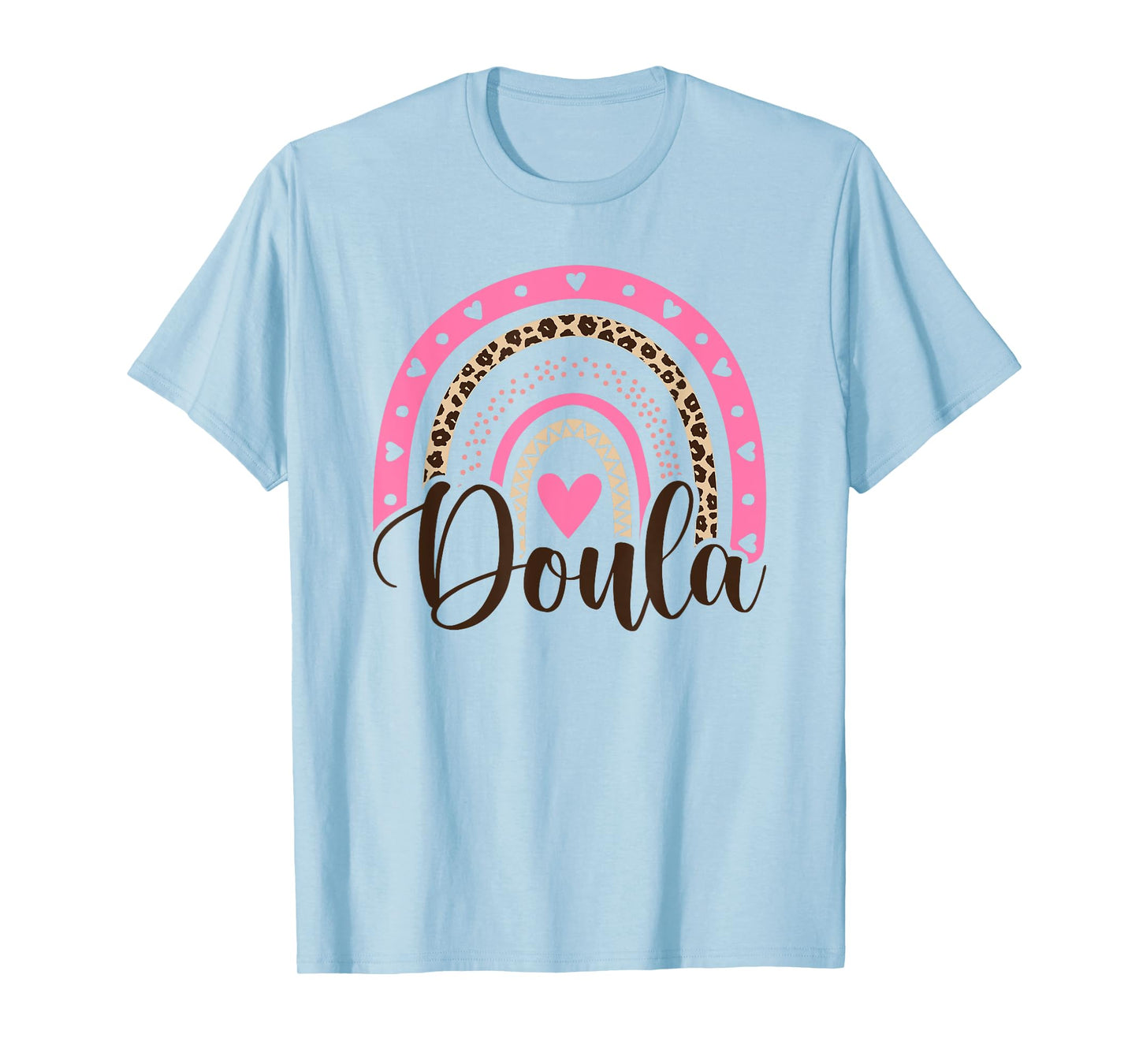 Doula Training Supplies & Midwifery Nurse C.o. Doula Bohemian Rainbow, Doula T-Shirt
