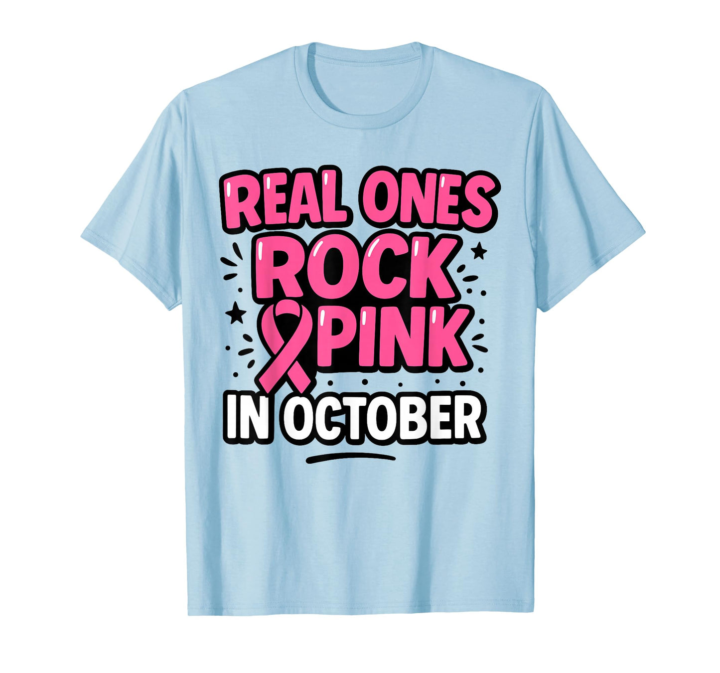 Breast Cancer for Women Mom Pink in October We Wear Pink T-Shirt