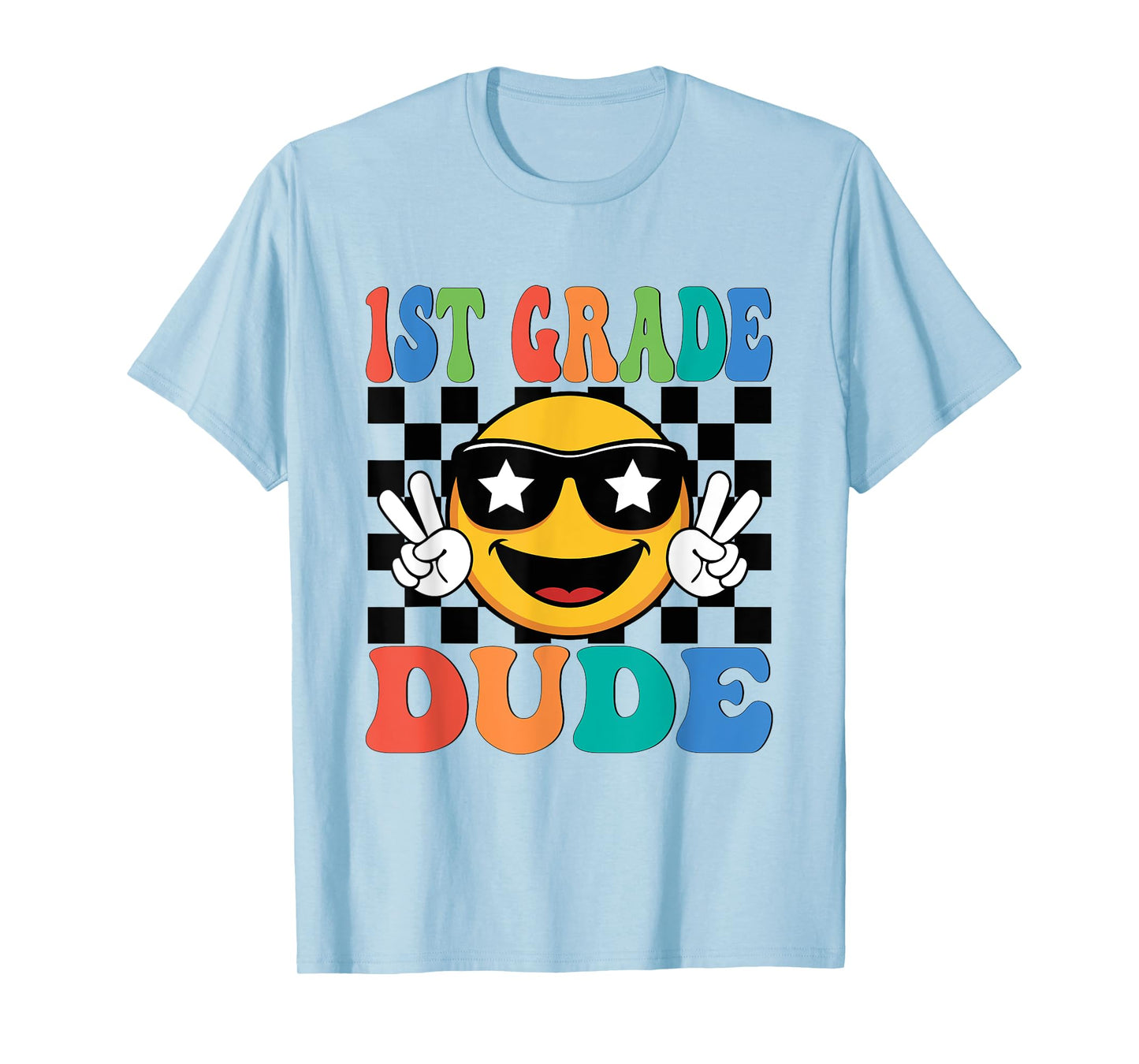 First Day of First Grade 1st Grade Dude Back To School Boys T-Shirt