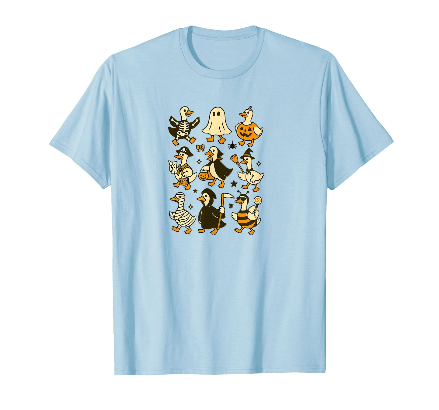 Halloween Goose Costumes Funny Spooky Cute Graphic T-Shirt