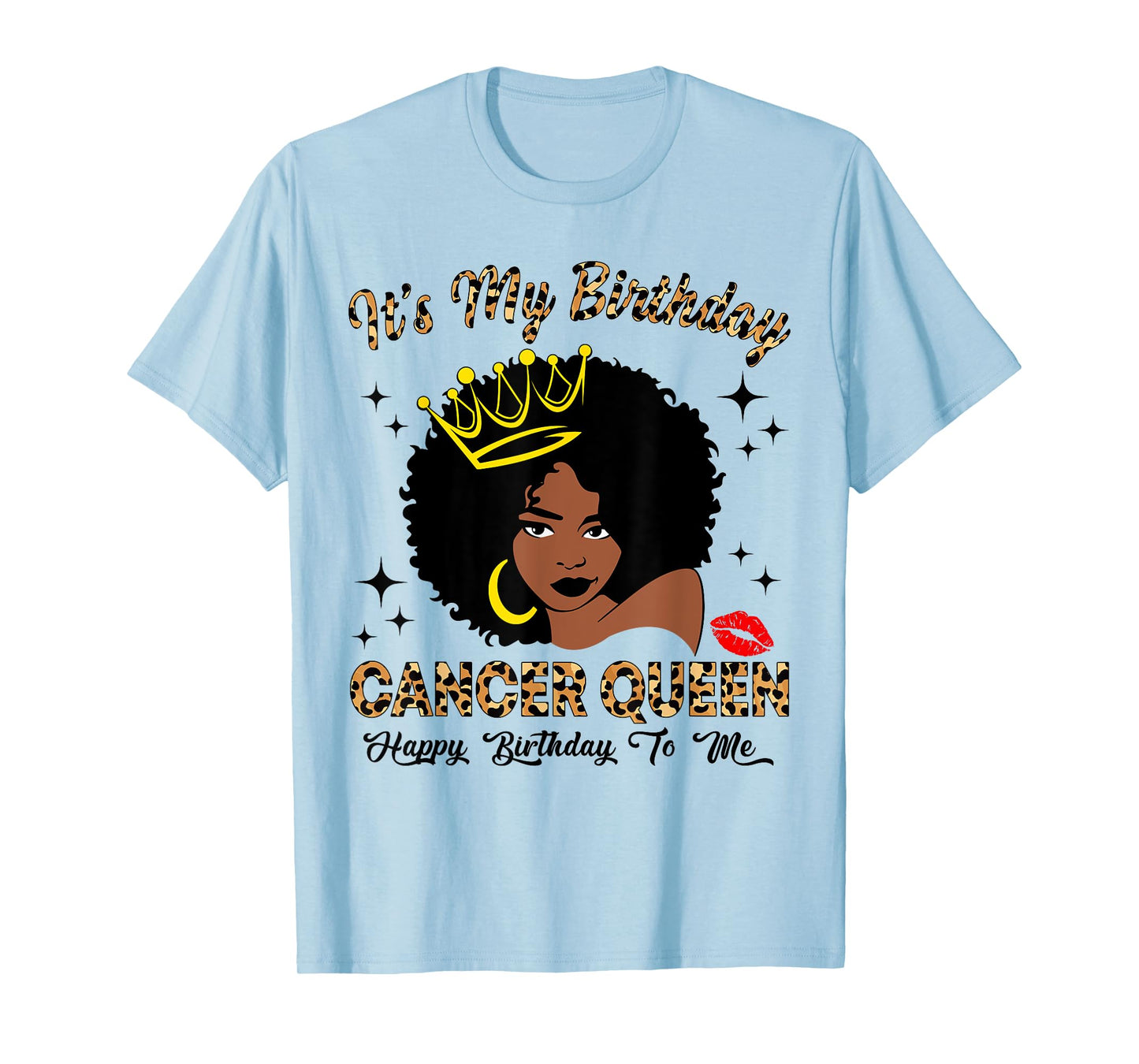 It's My Birthday Cancer Queen African American Women T-Shirt