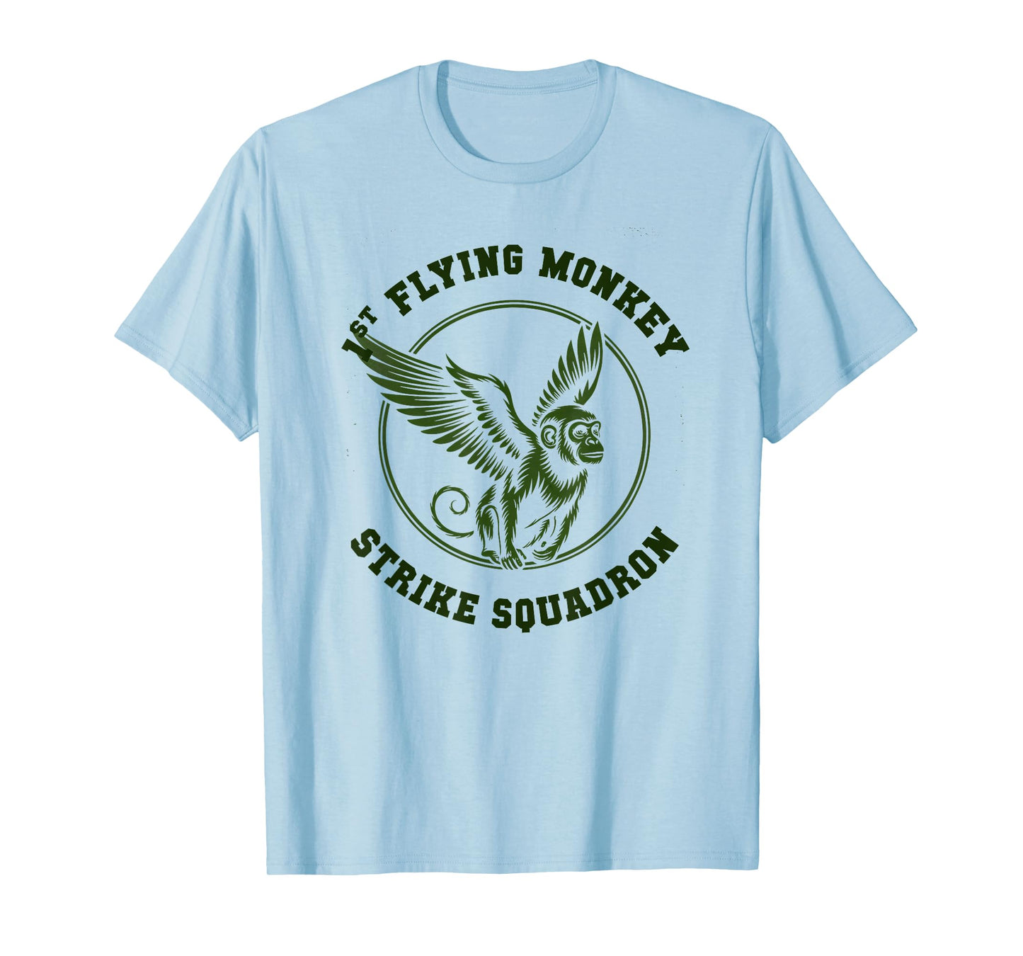 Funny Team Flying Monkeys Squadron Wizard Creepy Warlock T-Shirt