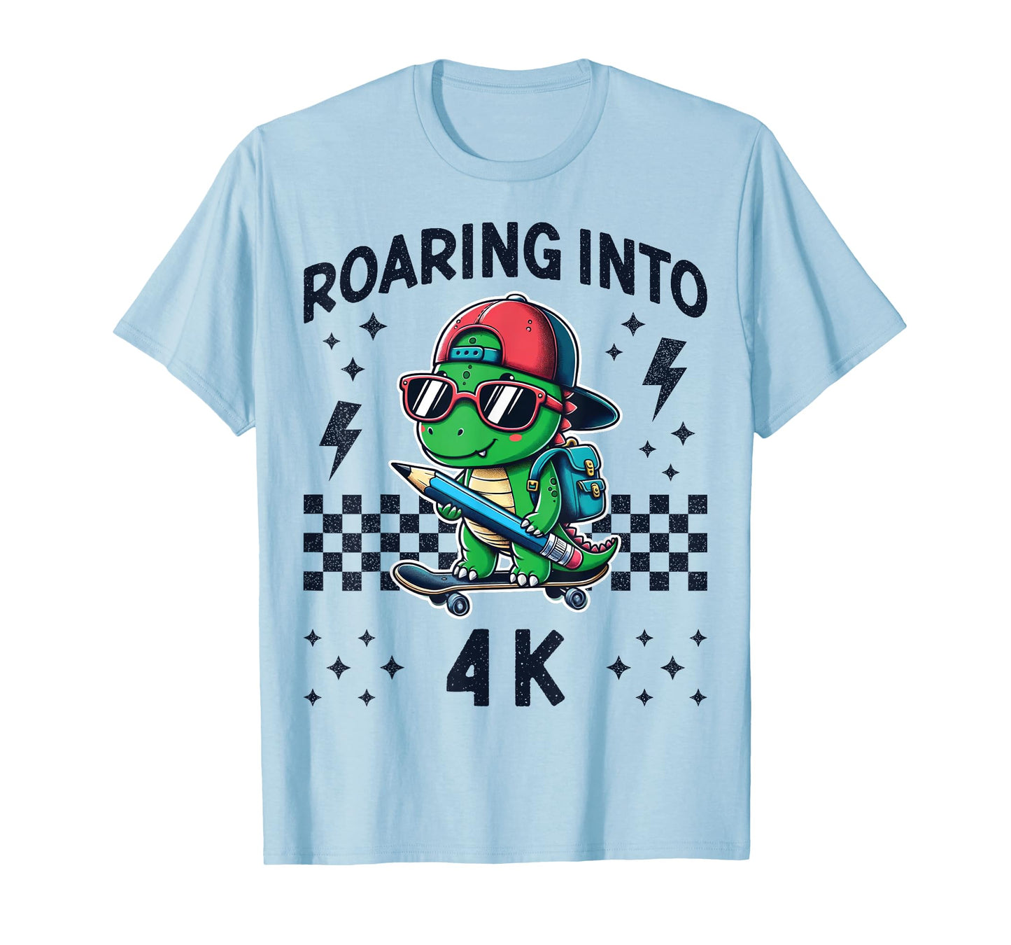 Roaring Into 4K Dinosaur First Day of PreK 4 Im Ready for 4K T-Shirt