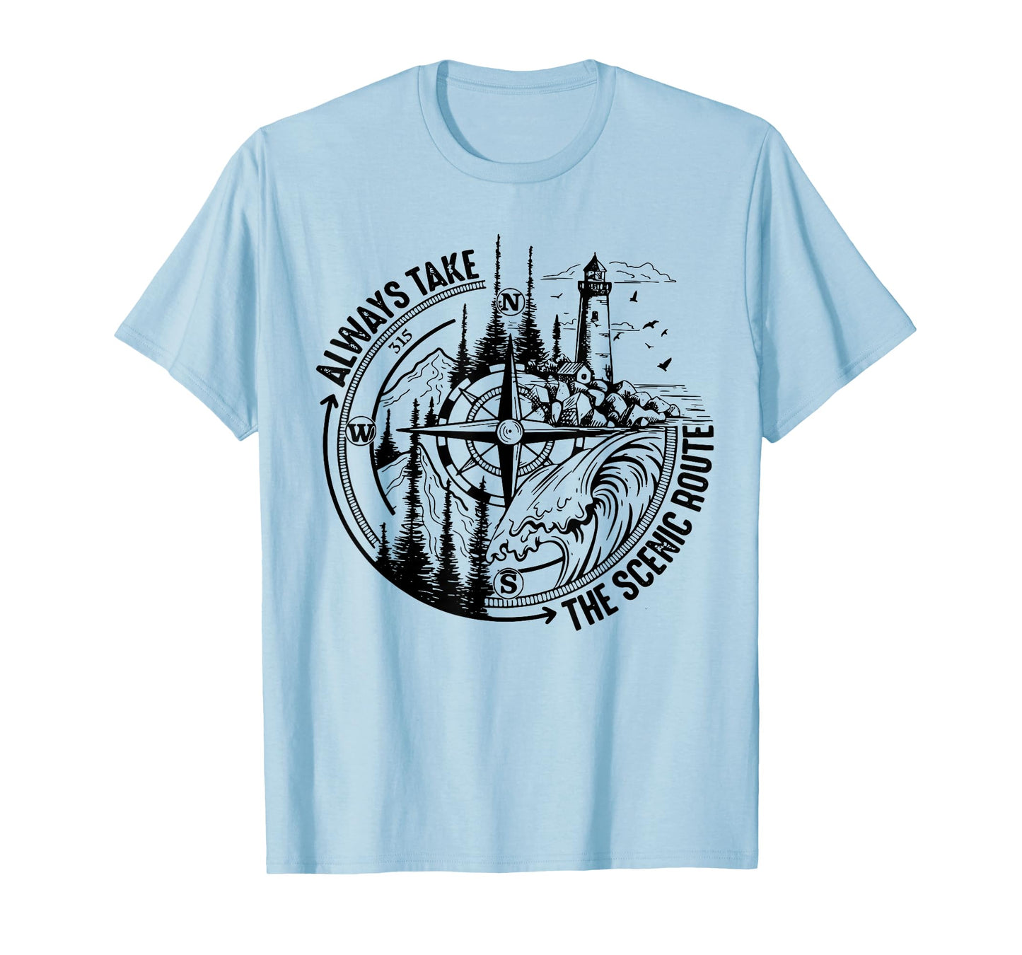 Always Take The Scenic Route T-Shirt