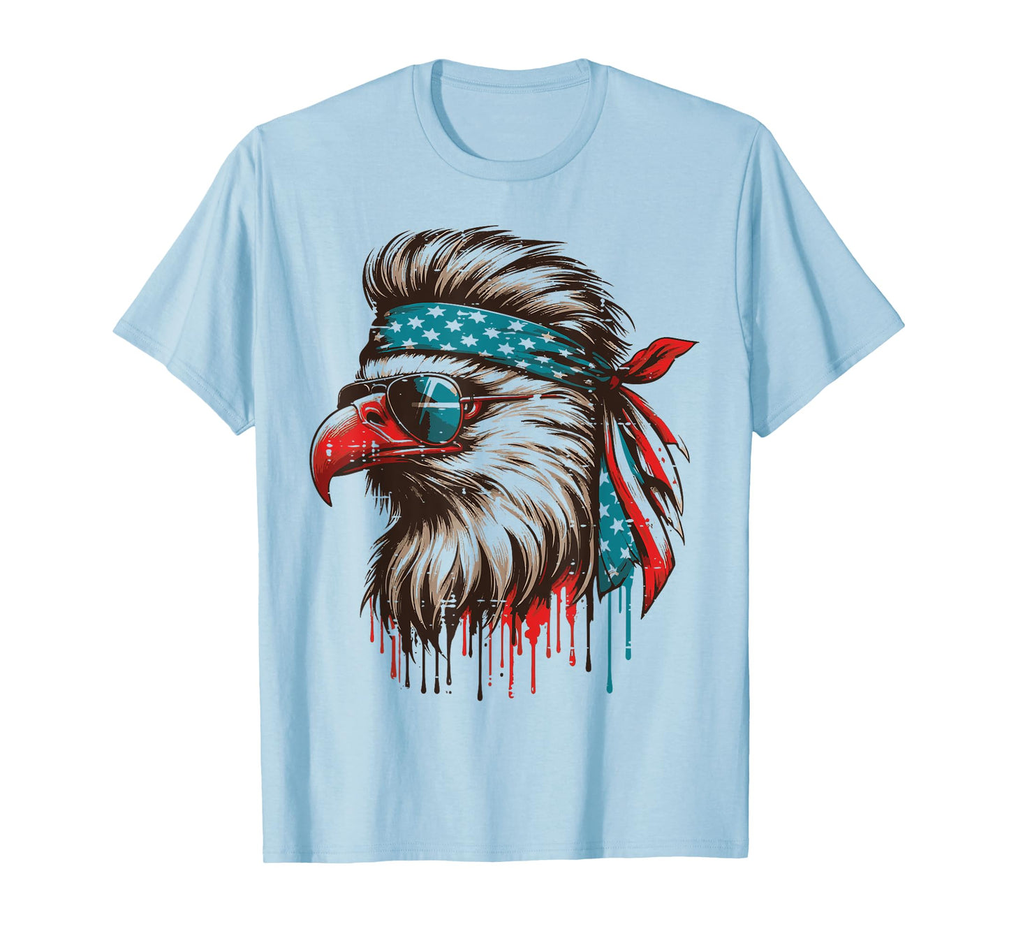 4th Of July Eagle USA Drip American Men Boys Kids Women T-Shirt