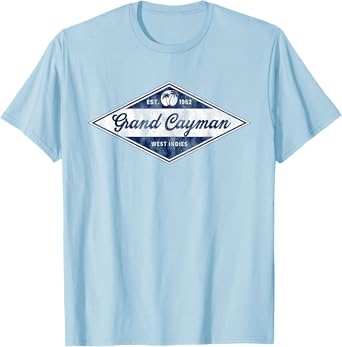 Retro Grand Cayman Islands Vintage Beach Vacation Souvenir T-Shirt